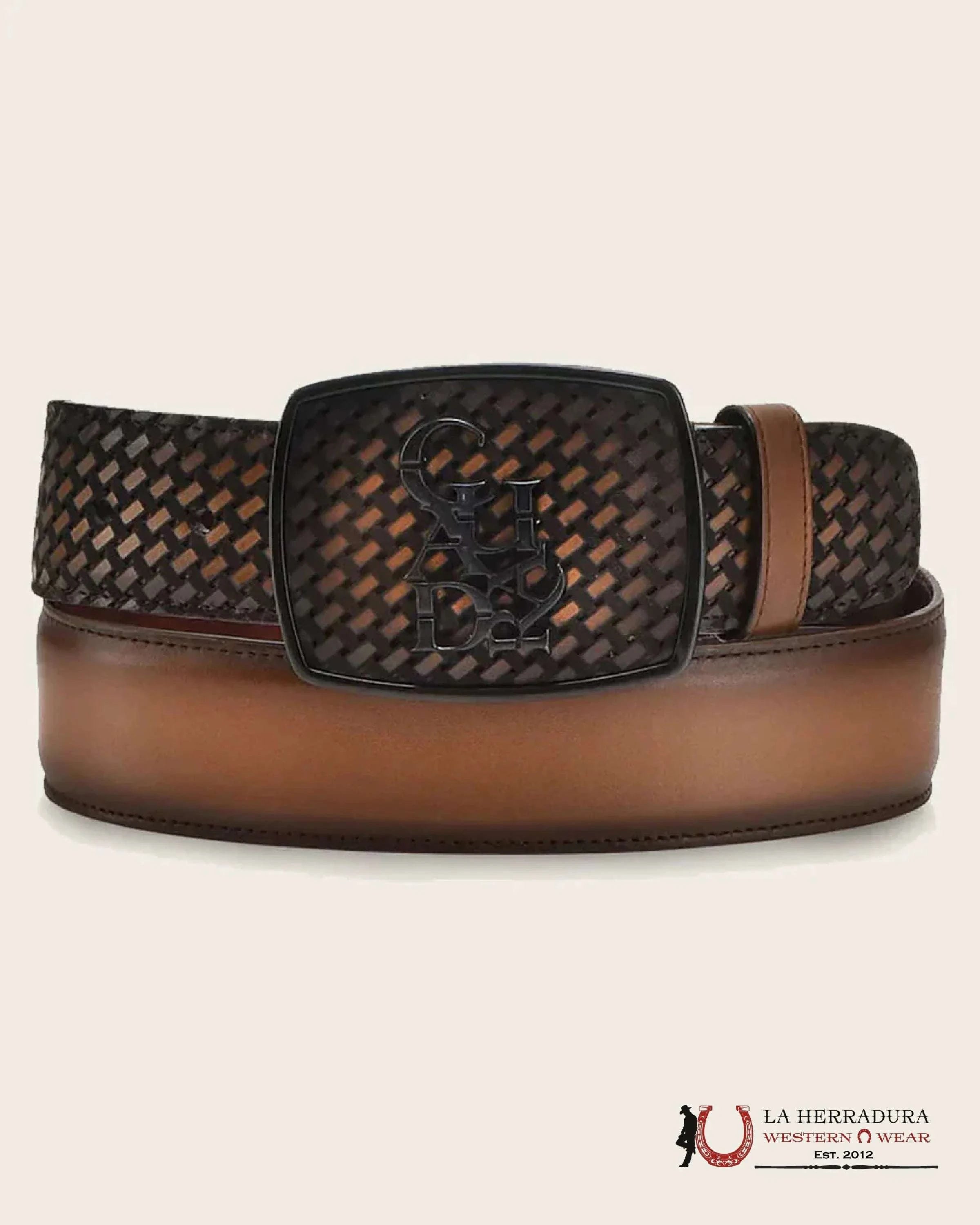 CUADRA Cinto De Res Crust Maple Laser CINTURONES HOMBRES