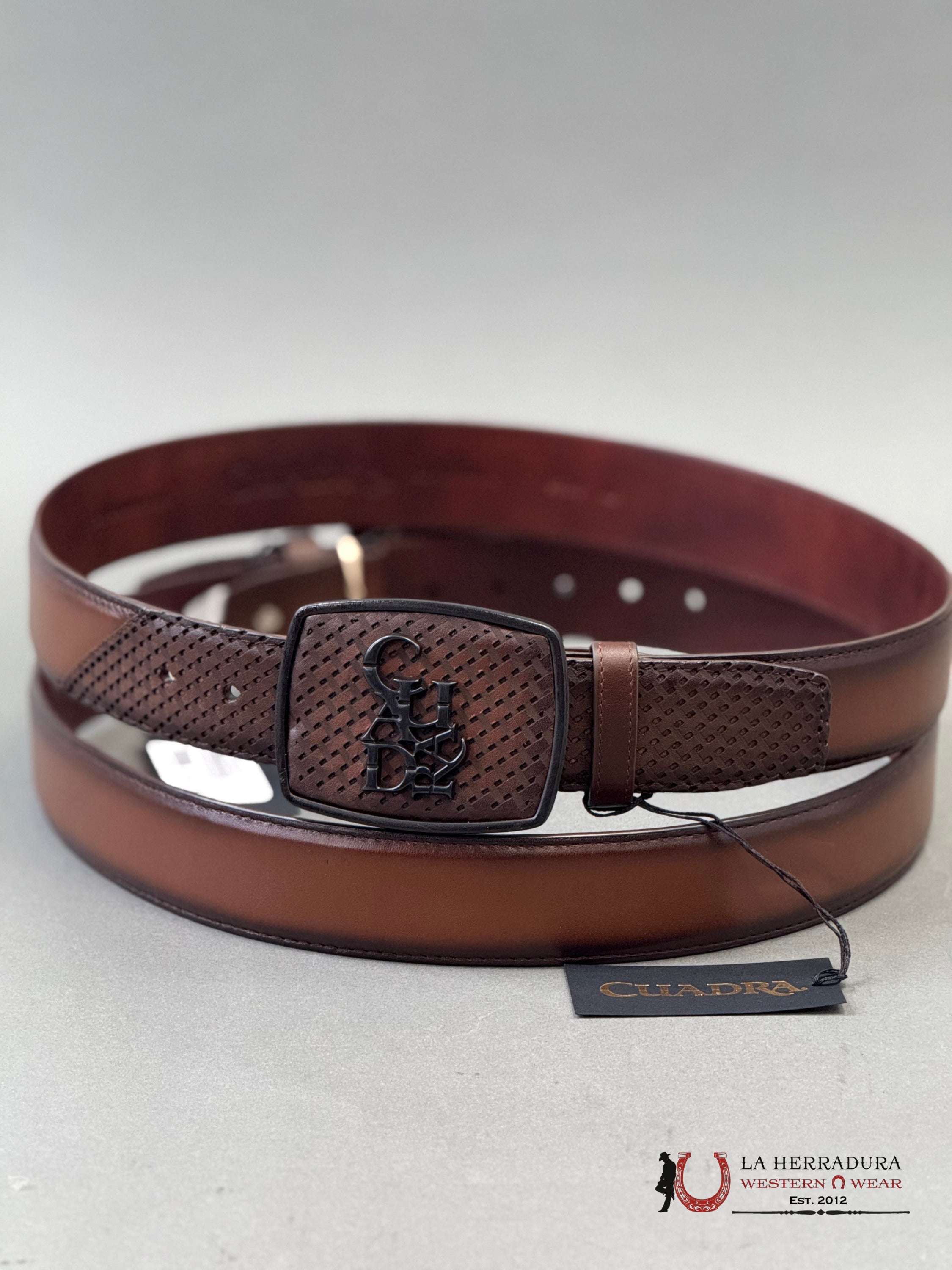 CUADRA Cinto De Res Crust Maple Laser CINTURONES HOMBRES