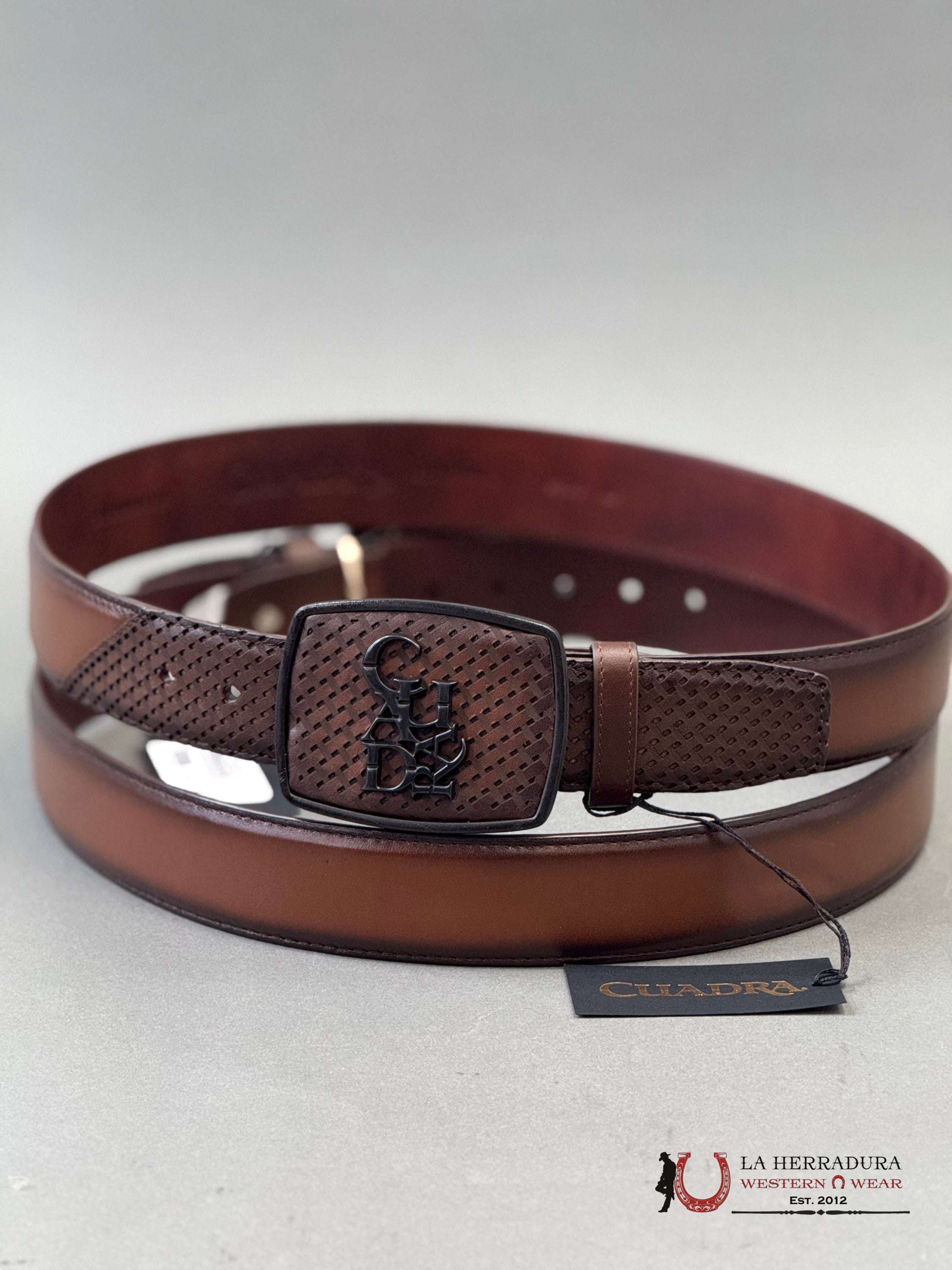 CUADRA Cinto De Res Crust Maple Laser CINTURONES HOMBRES