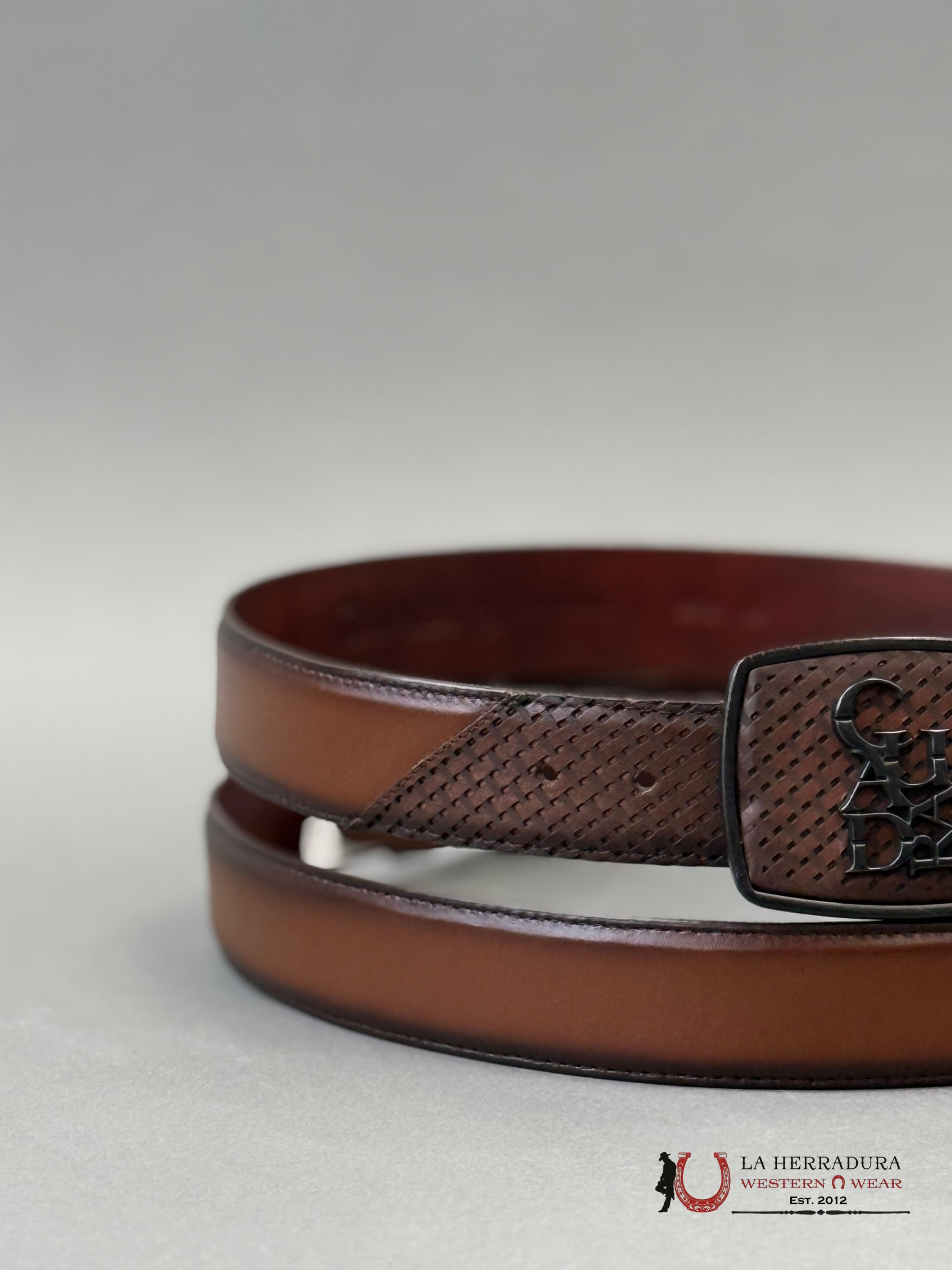 CUADRA Cinto De Res Crust Maple Laser CINTURONES HOMBRES