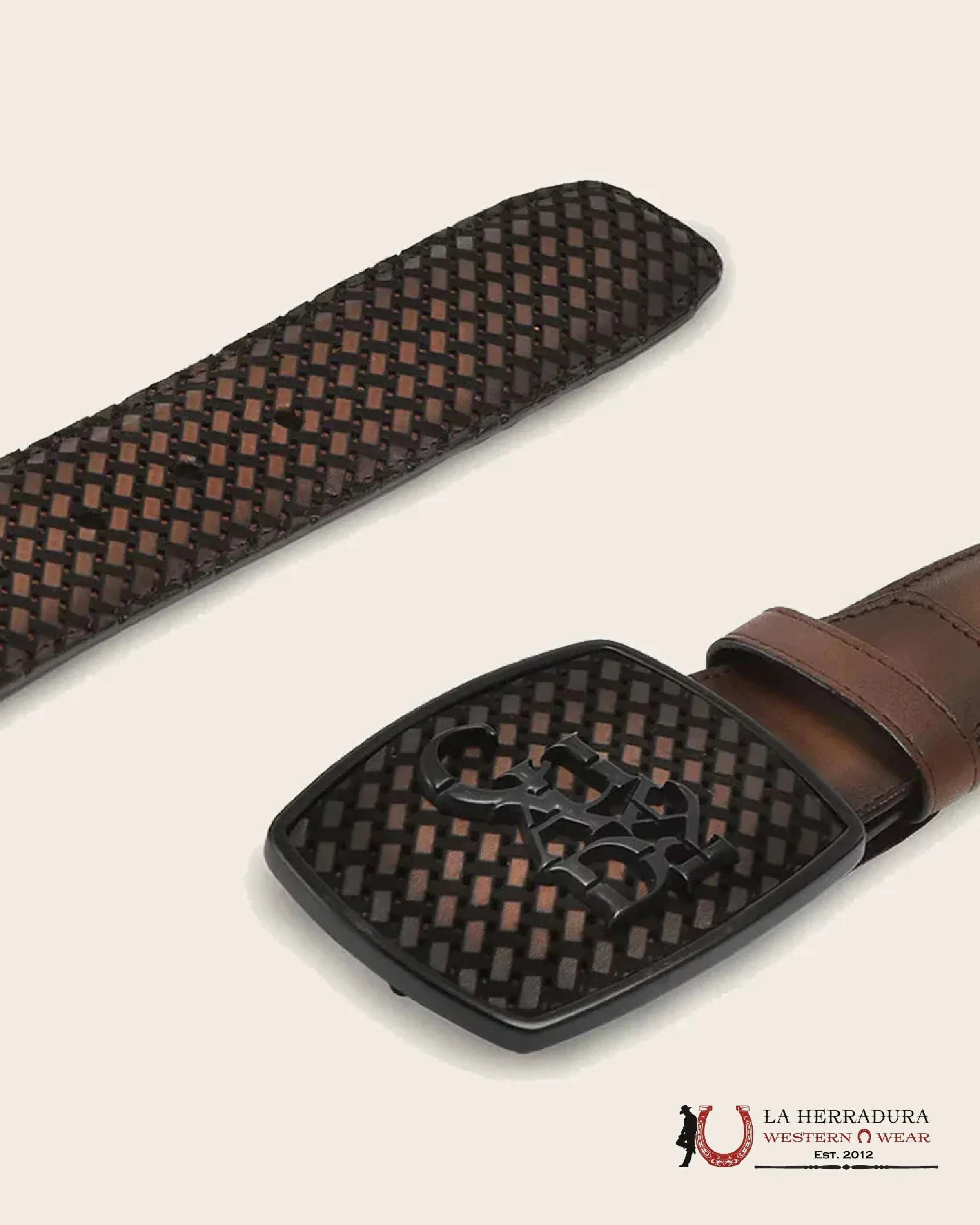 CUADRA Cinto De Res Crust Maple Laser CINTURONES HOMBRES