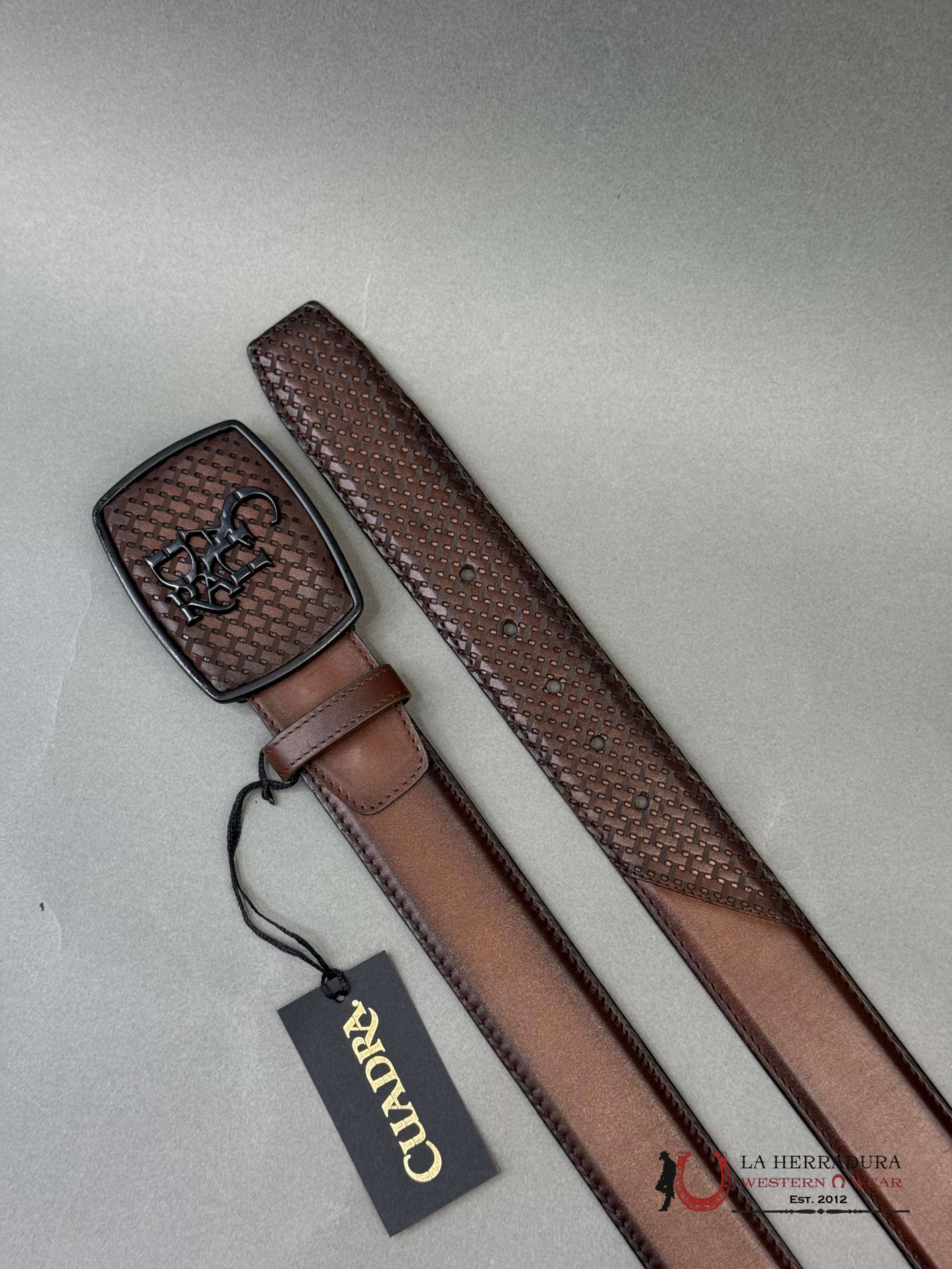 CUADRA Cinto De Res Crust Maple Laser CINTURONES HOMBRES