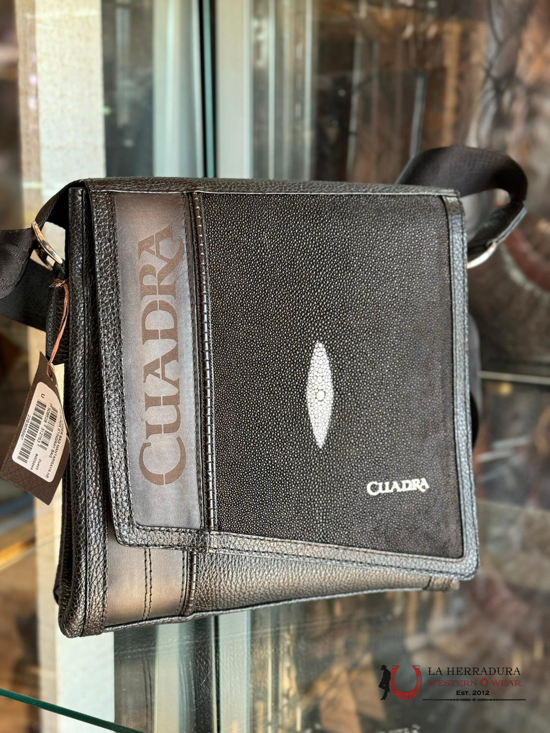 Cuadra Cross Body Bolsa De Mantarraya Ropa Mujeres