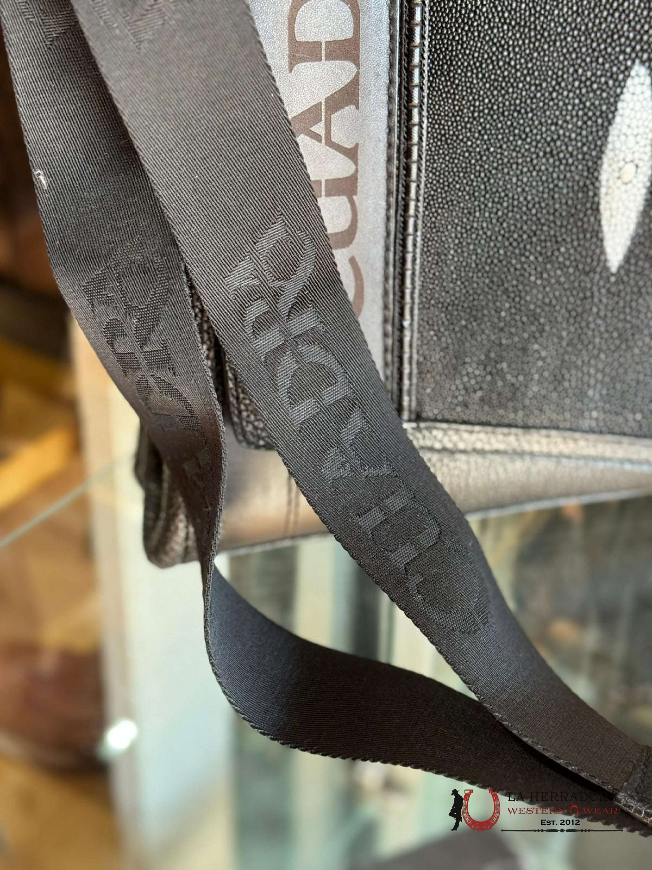 Cuadra Cross Body Bolsa De Mantarraya Ropa Mujeres