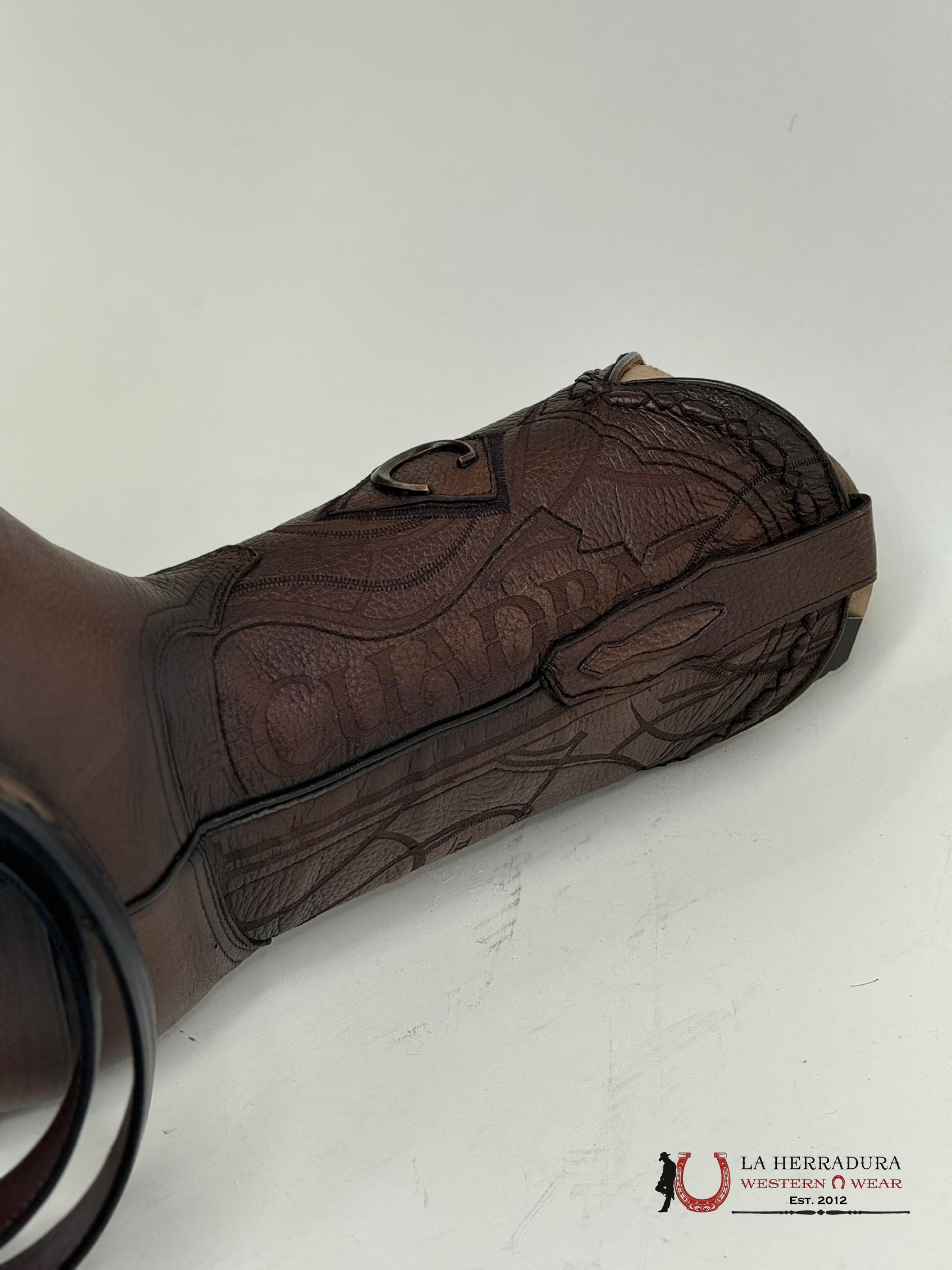 Cuadra Boots Deer Venado Brown Italiano Semi Square Toe Cu801 Botas Hombres