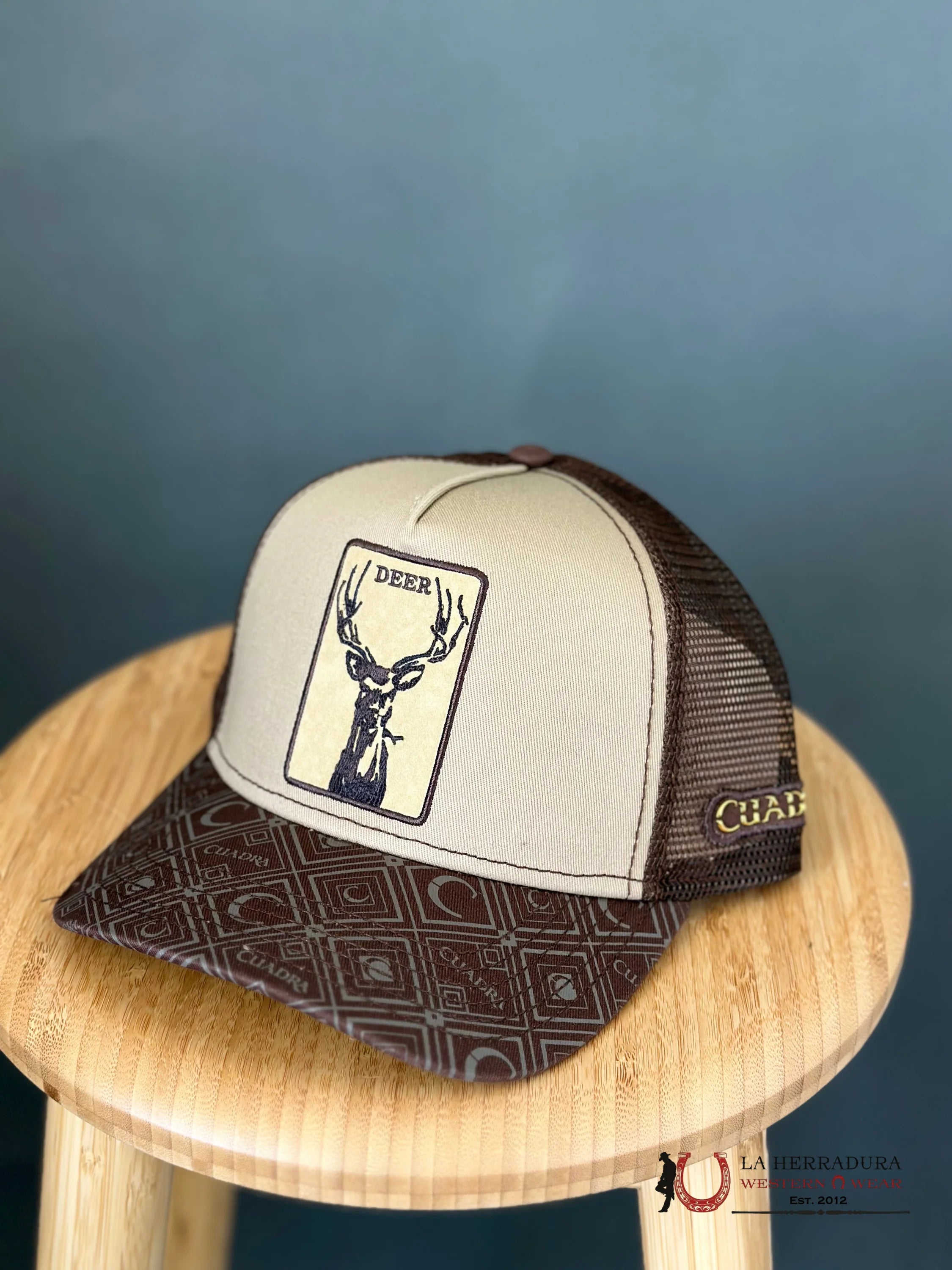 Cuadra Deer Brown Cap Caps Mens Gorras Hombres