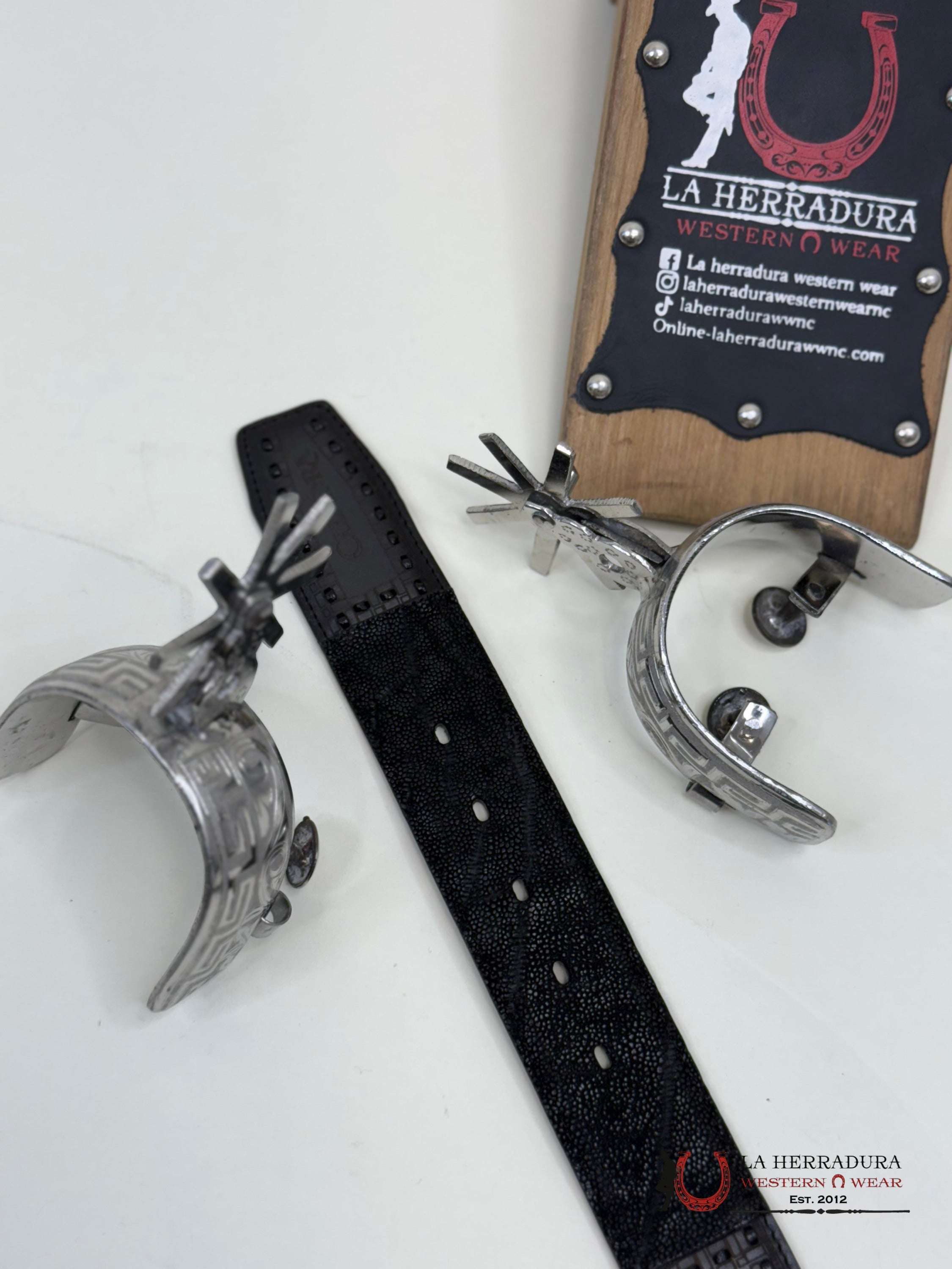 Cuadra Elefante Laser/Wov Black Belt Cinturones Hombres