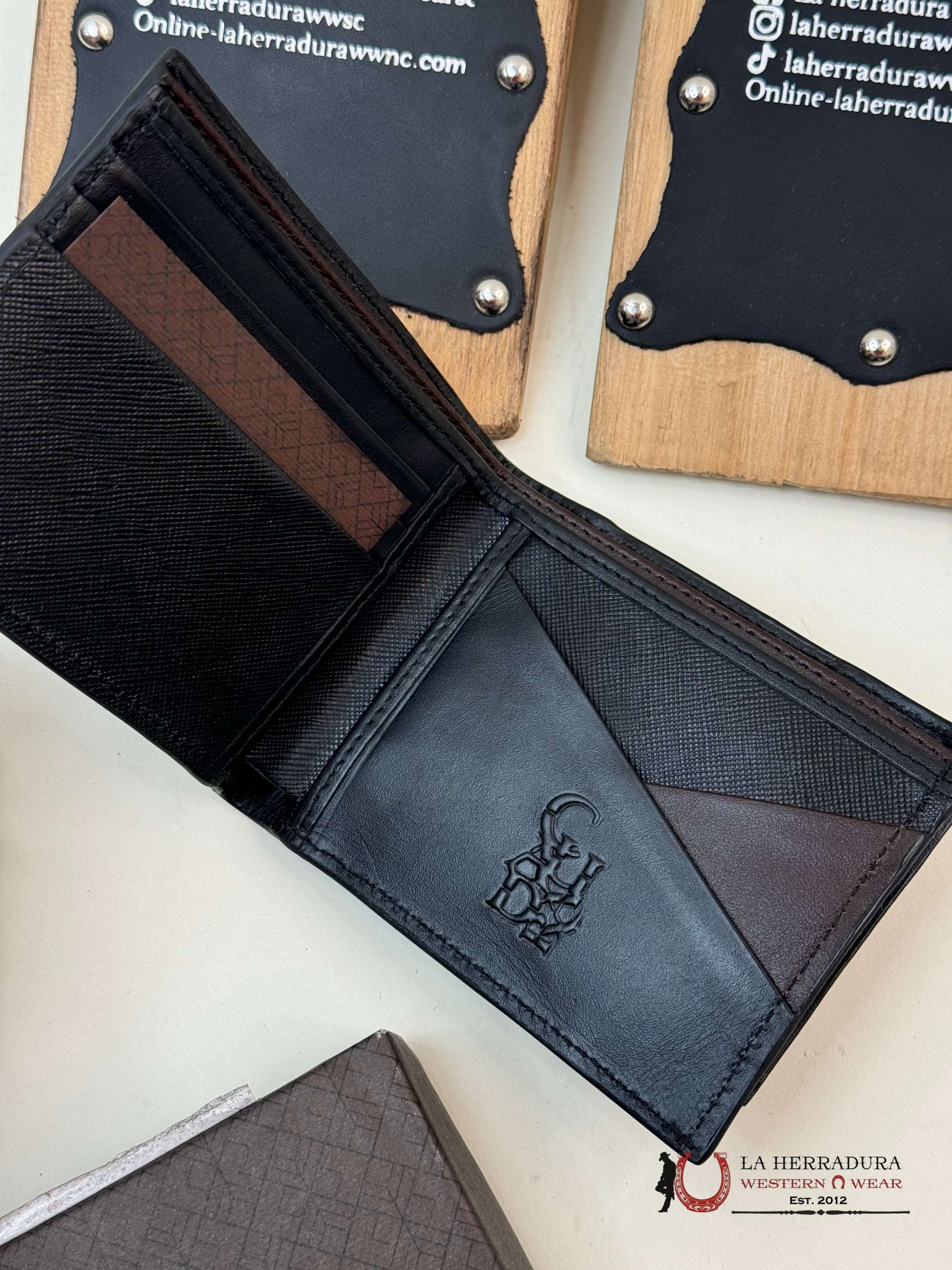 Cuadra Exotic Caiman Black Wallet Accesorios