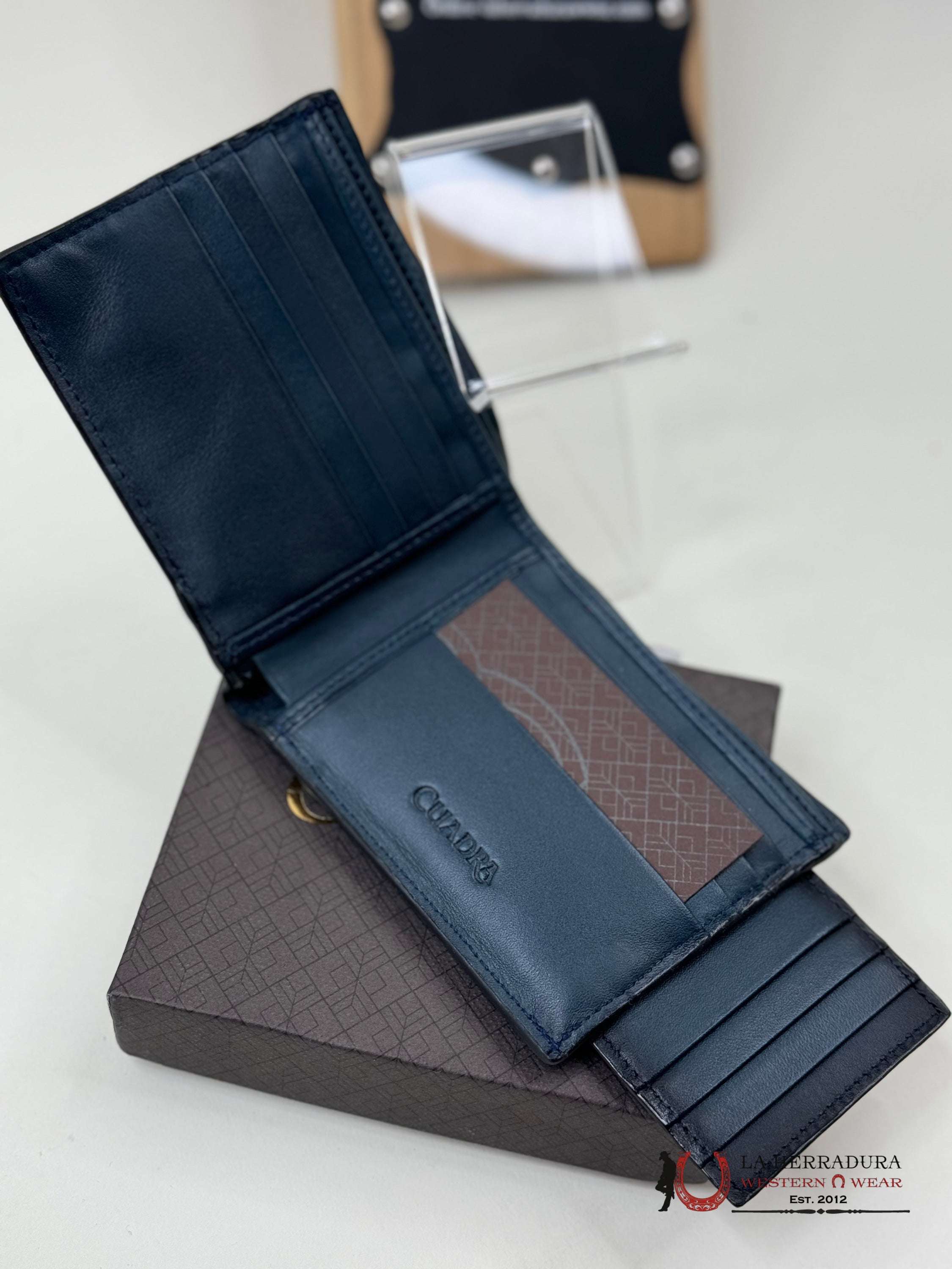 Cuadra Exotic Elephant Black Wallet Accesorios