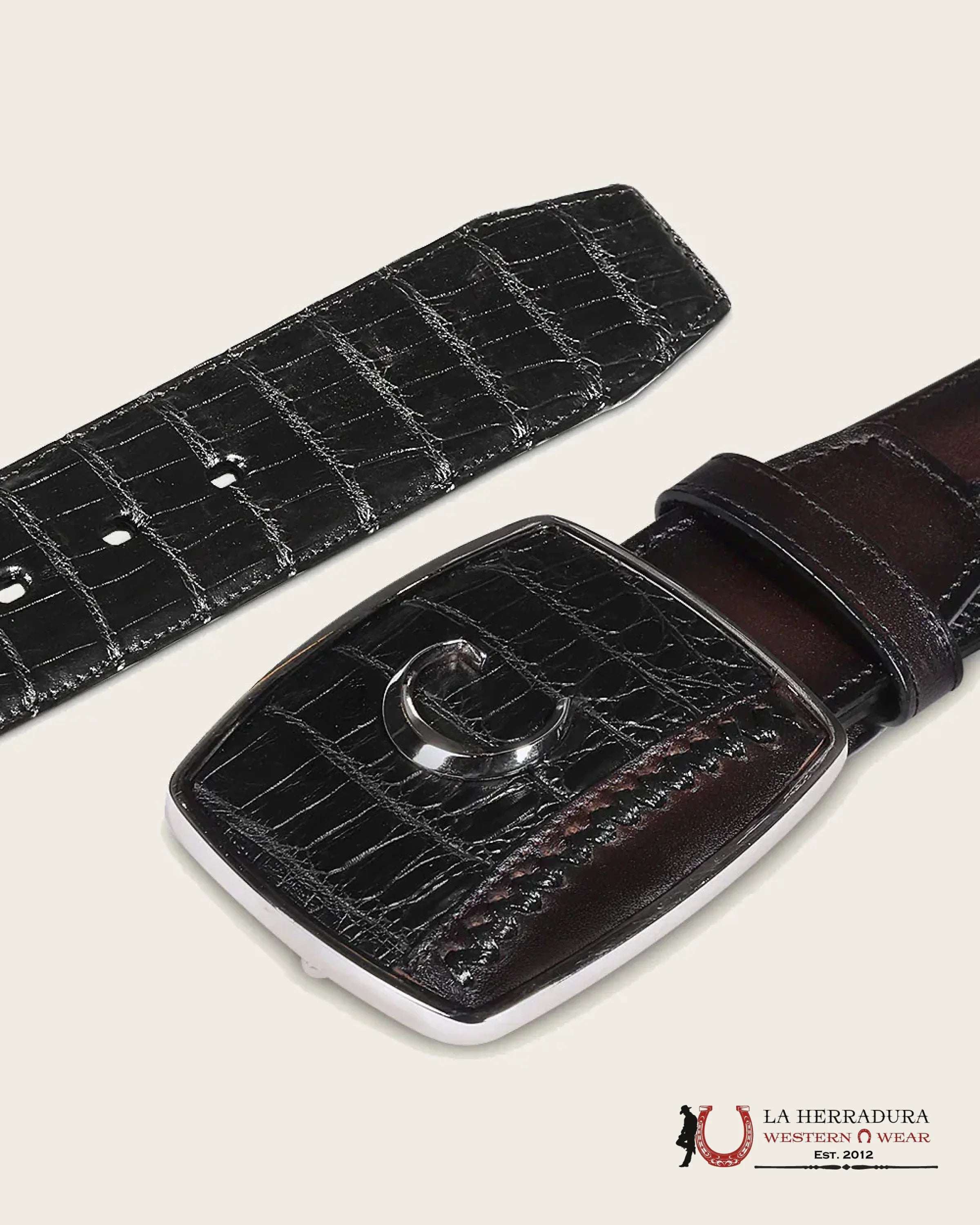 CUADRA FUCUS COL BE PLUNG CAIMAN BELT CINTURONES HOMBRES