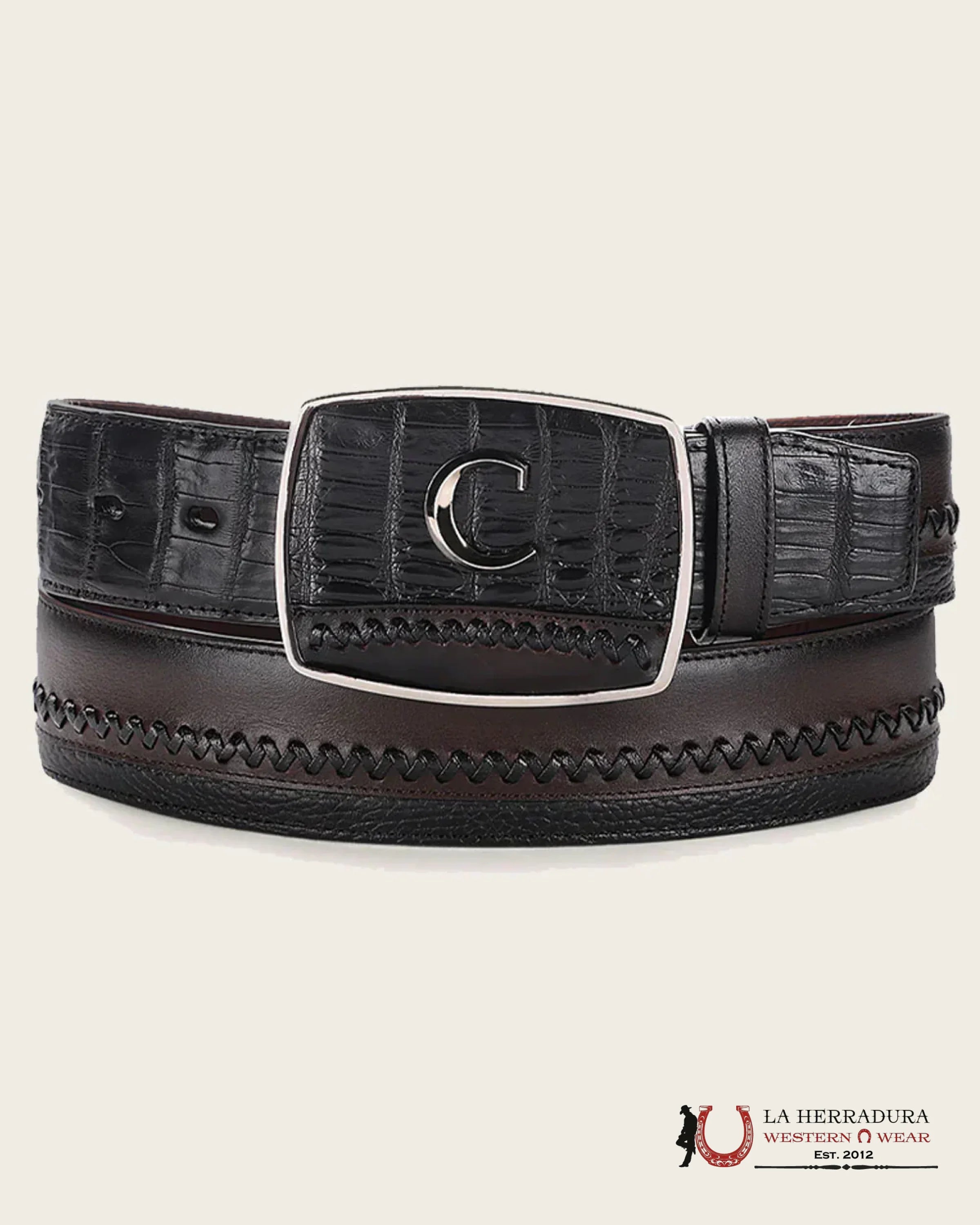 CUADRA FUCUS COL BE PLUNG CAIMAN BELT CINTURONES HOMBRES