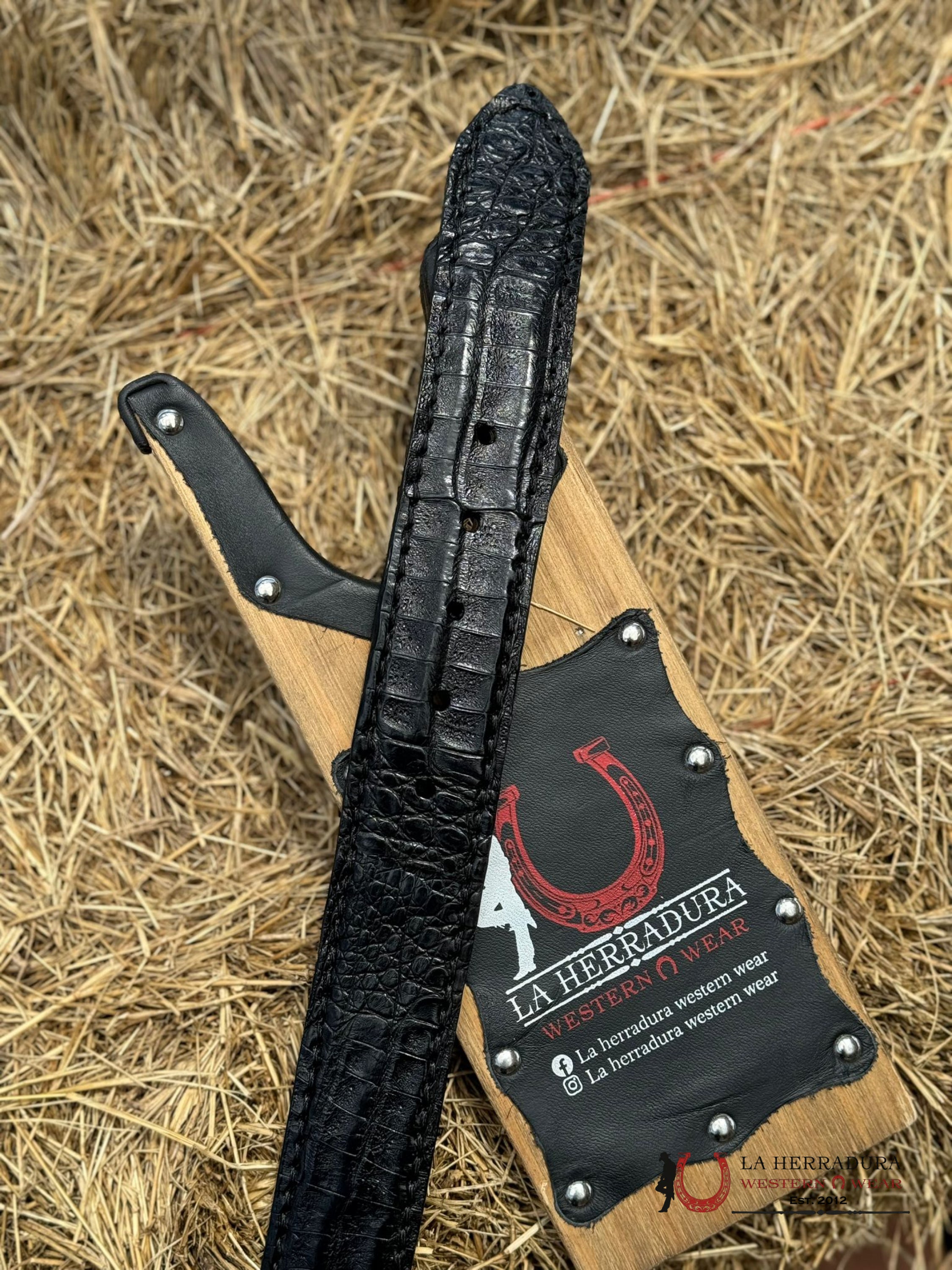 Cuadra Fuscus Lomo Bellt Black Complete Belt Cinturones Hombres