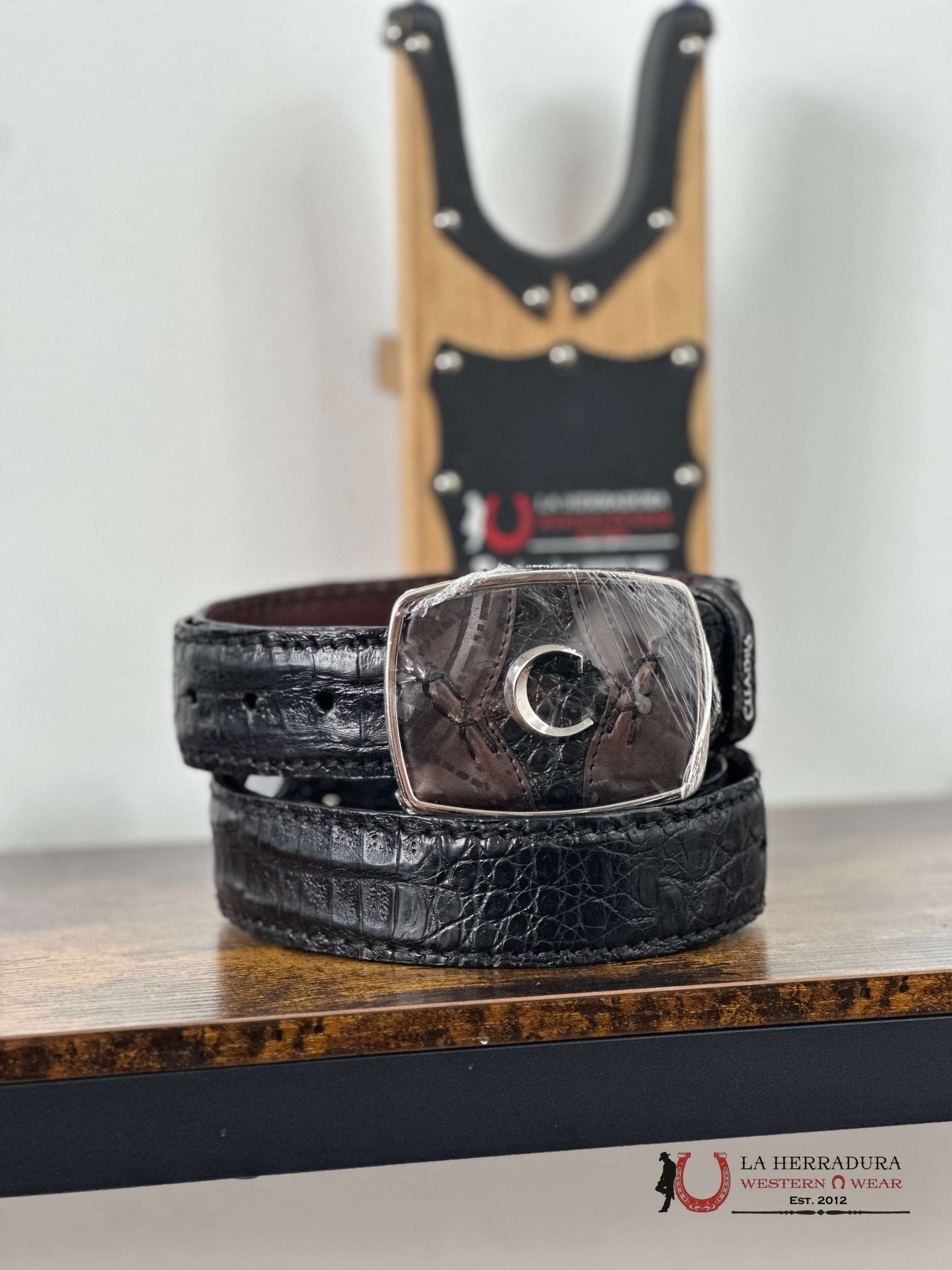 Cuadra Fuscus Lomo Bellt Black Complete Belt Cinturones Hombres
