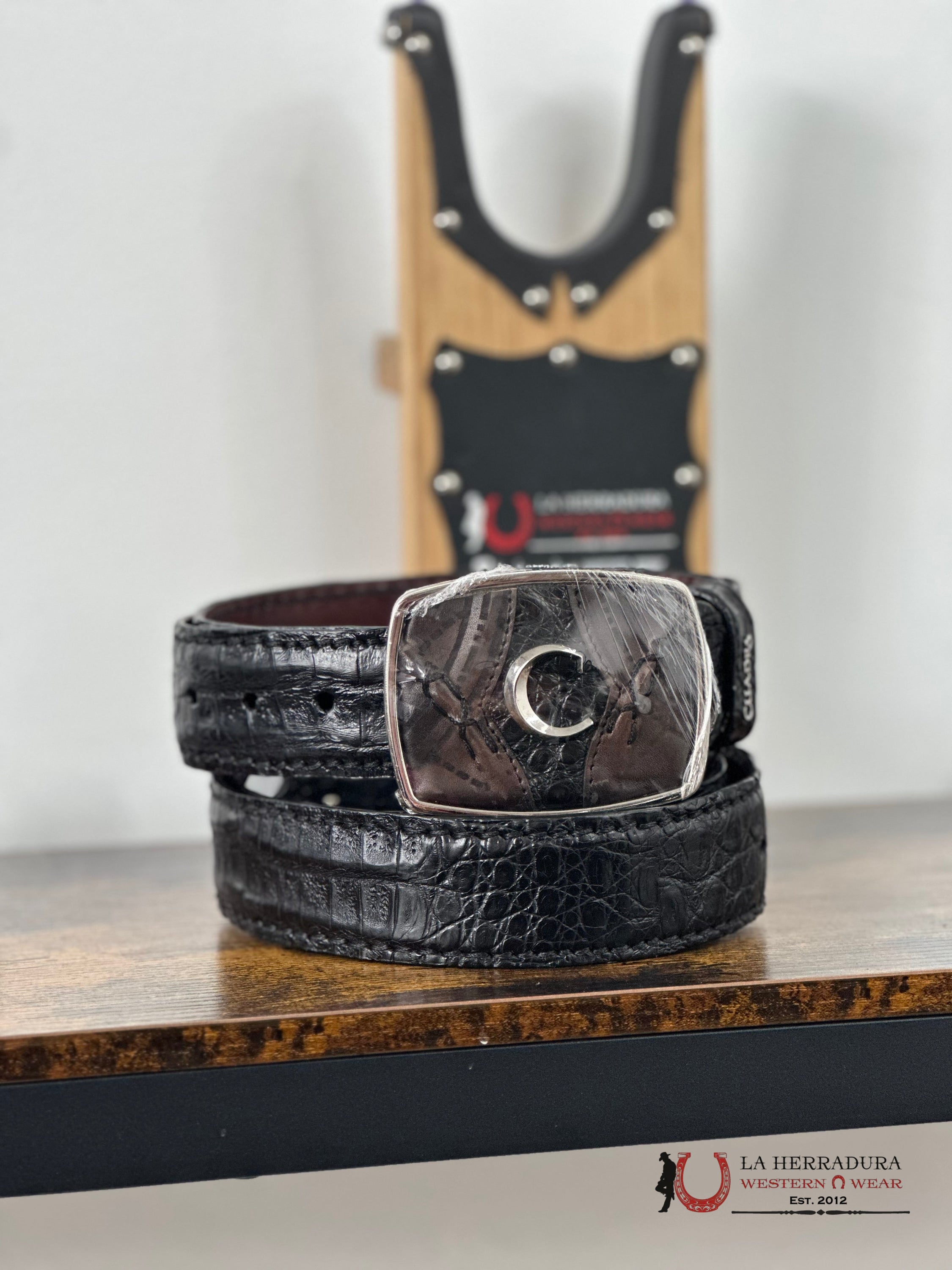 Cuadra Fuscus Lomo Bellt Black Complete Belt Cinturones Hombres