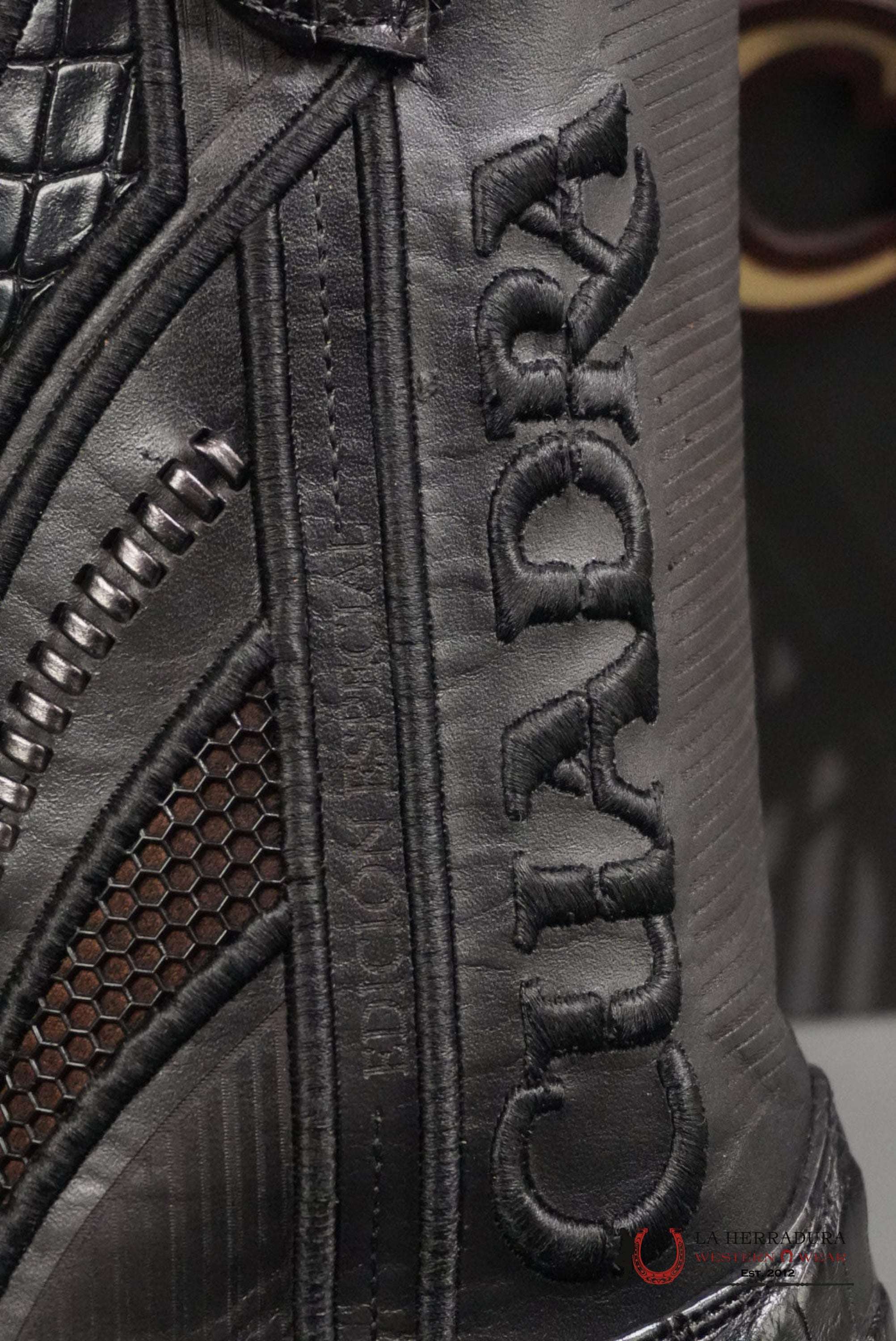 CUADRA IMPERIO BOOTS ALIGATOR/CAIMAN LIMITED EDITION BLACK SQUARE TOE (EE) BOTAS HOMBRES