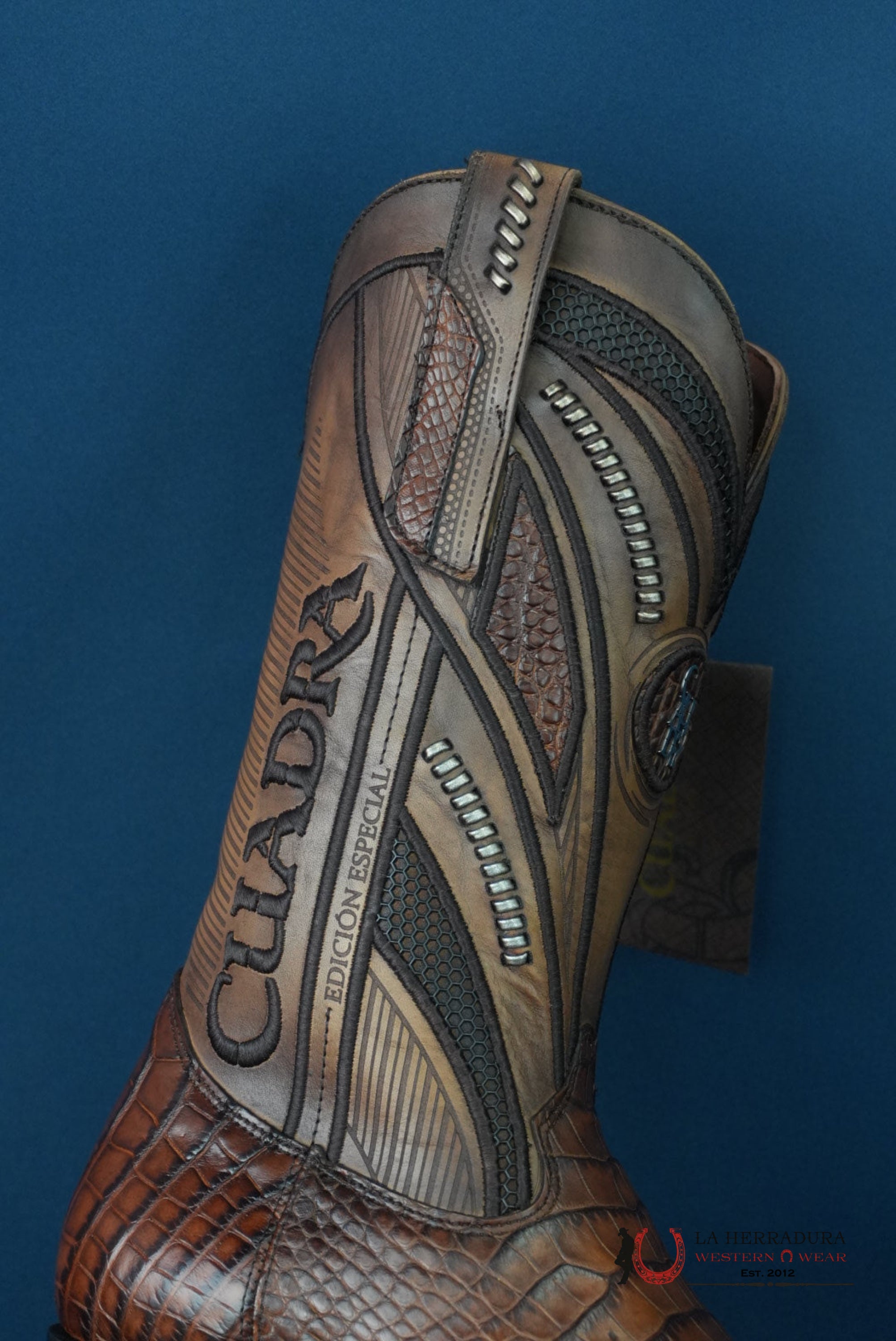 CUADRA IMPERIO BOOTS ALLIGATOR LIMITED EDTION BROOKLYN OVAL TOE BOTAS HOMBRES