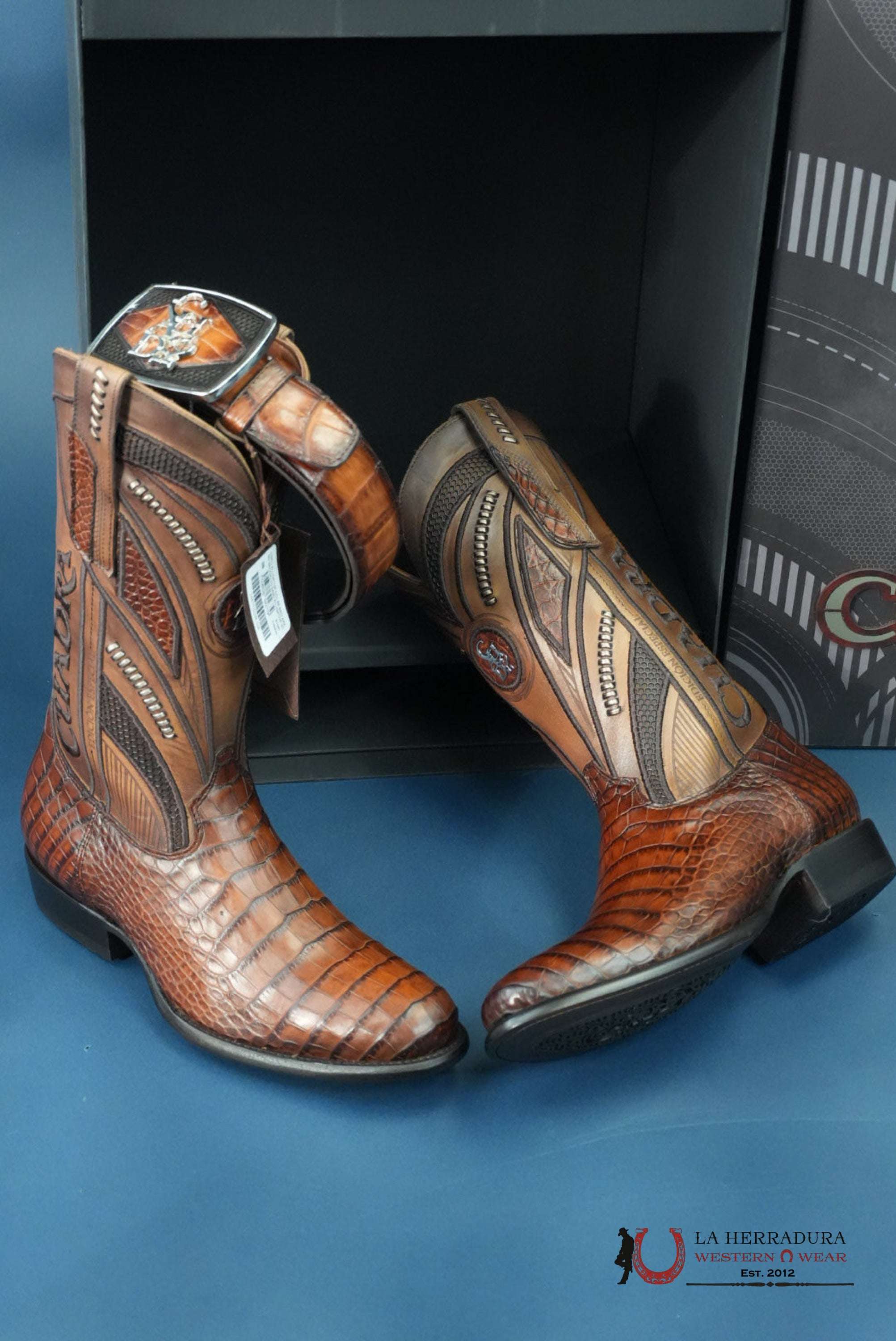 CUADRA IMPERIO BOOTS ALLIGATOR LIMITED EDTION BROOKLYN OVAL TOE BOTAS HOMBRES