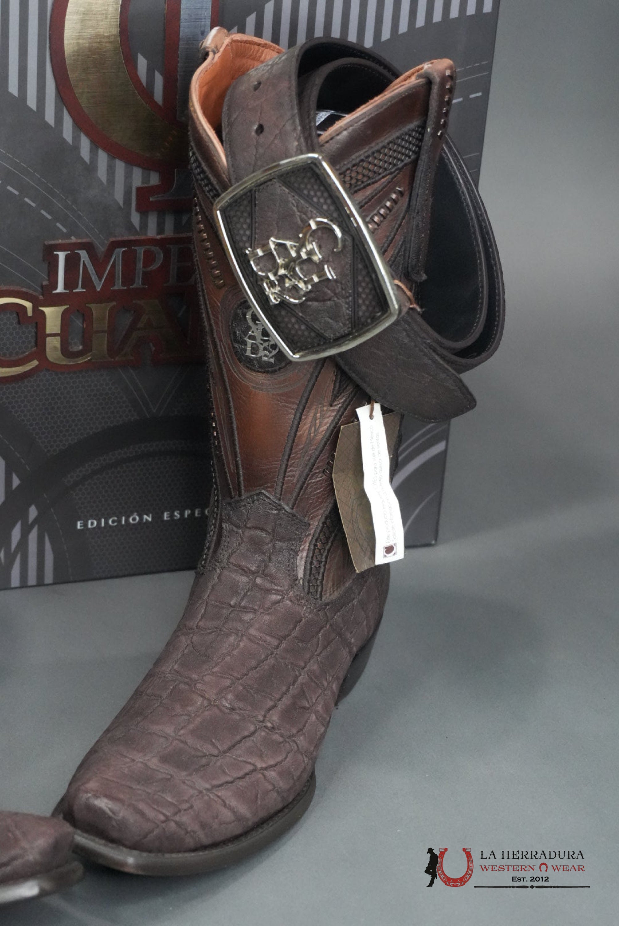 CUADRA IMPERIO BOOTS ELEPHANT LIMITED EDITION BROWN NARROW BOTAS HOMBRES
