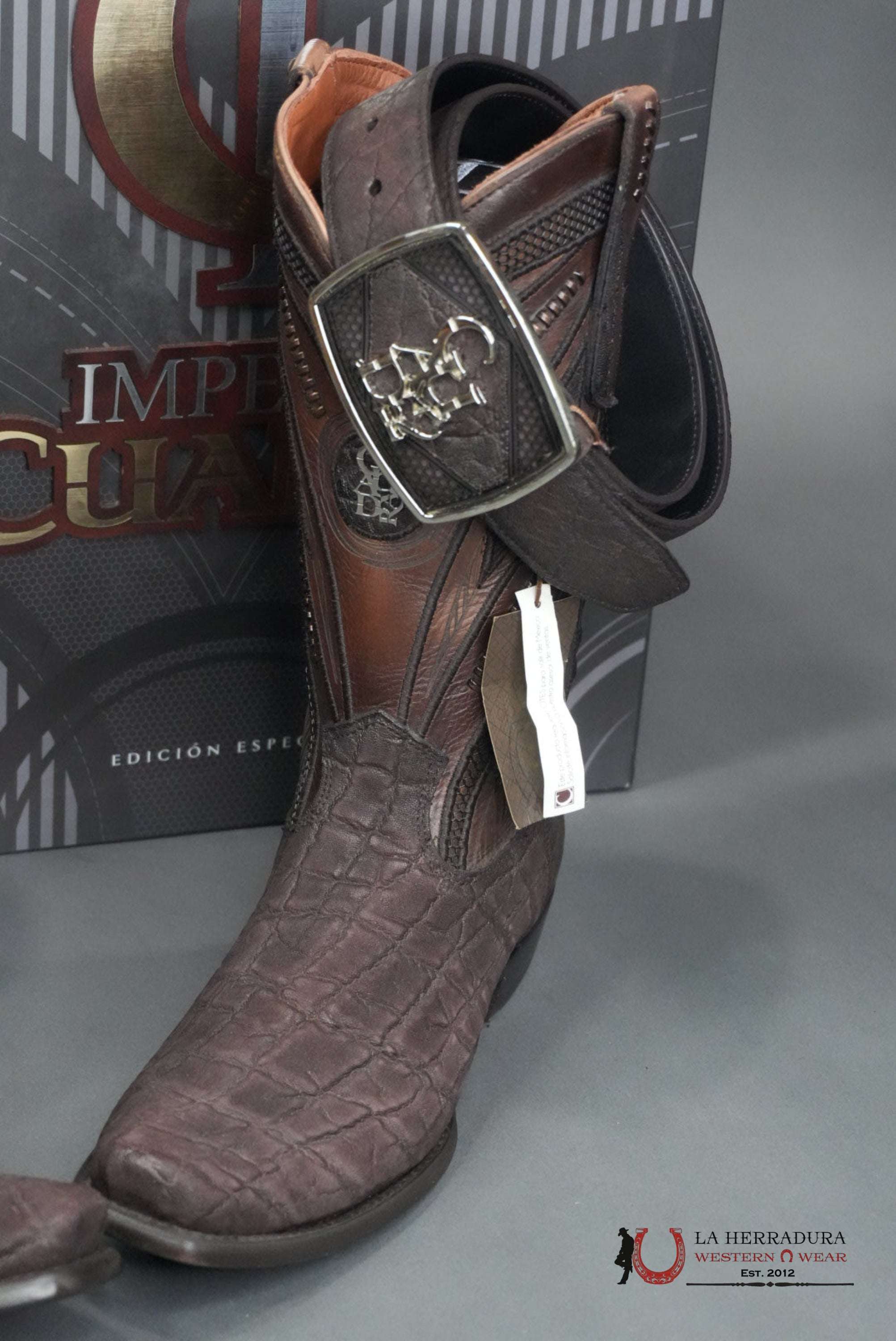 CUADRA IMPERIO BOOTS ELEPHANT LIMITED EDITION BROWN NARROW BOTAS HOMBRES