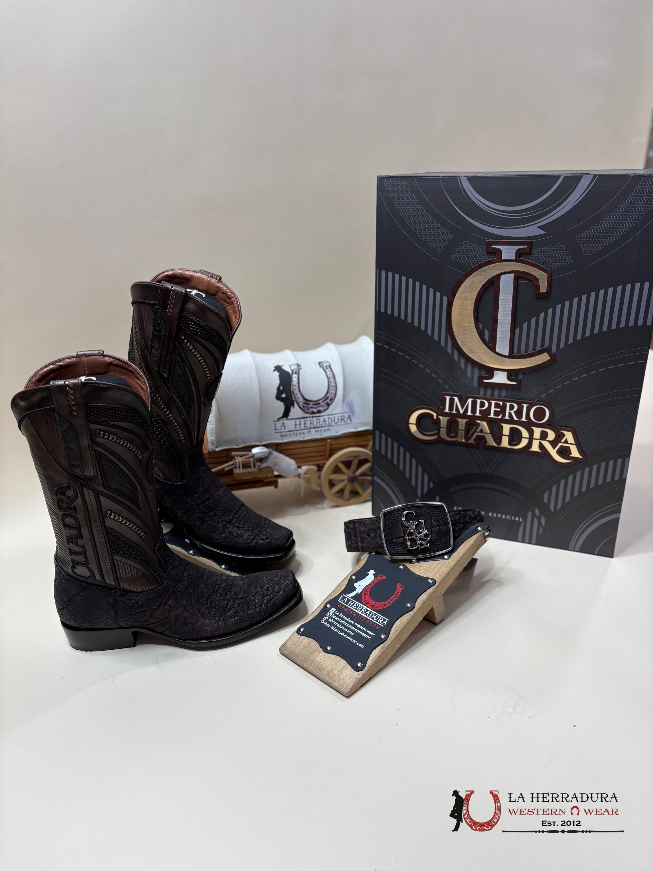 Cuadra Imperio Boots Elephant Limited Edition Brown Narrow Botas Hombres