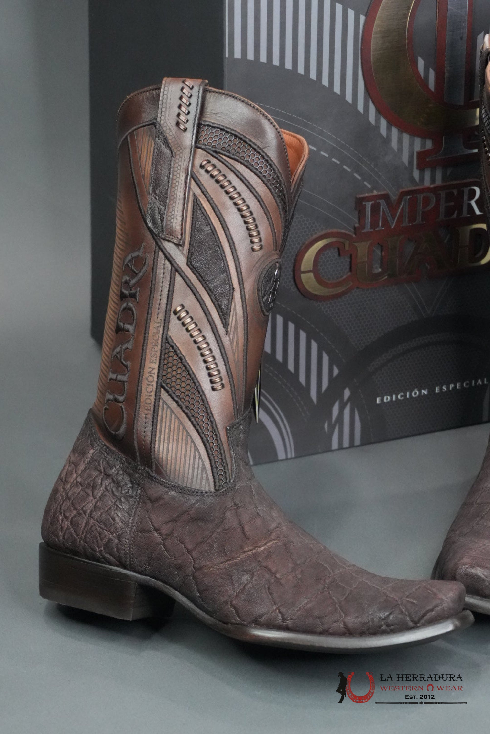 CUADRA IMPERIO BOOTS ELEPHANT LIMITED EDITION BROWN NARROW BOTAS HOMBRES