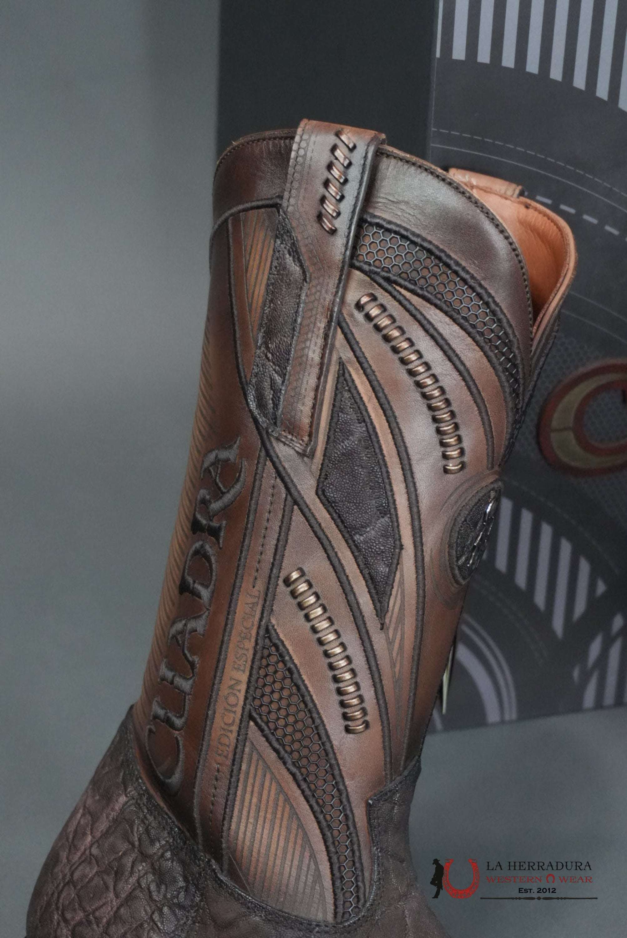 CUADRA IMPERIO BOOTS ELEPHANT LIMITED EDITION BROWN NARROW BOTAS HOMBRES