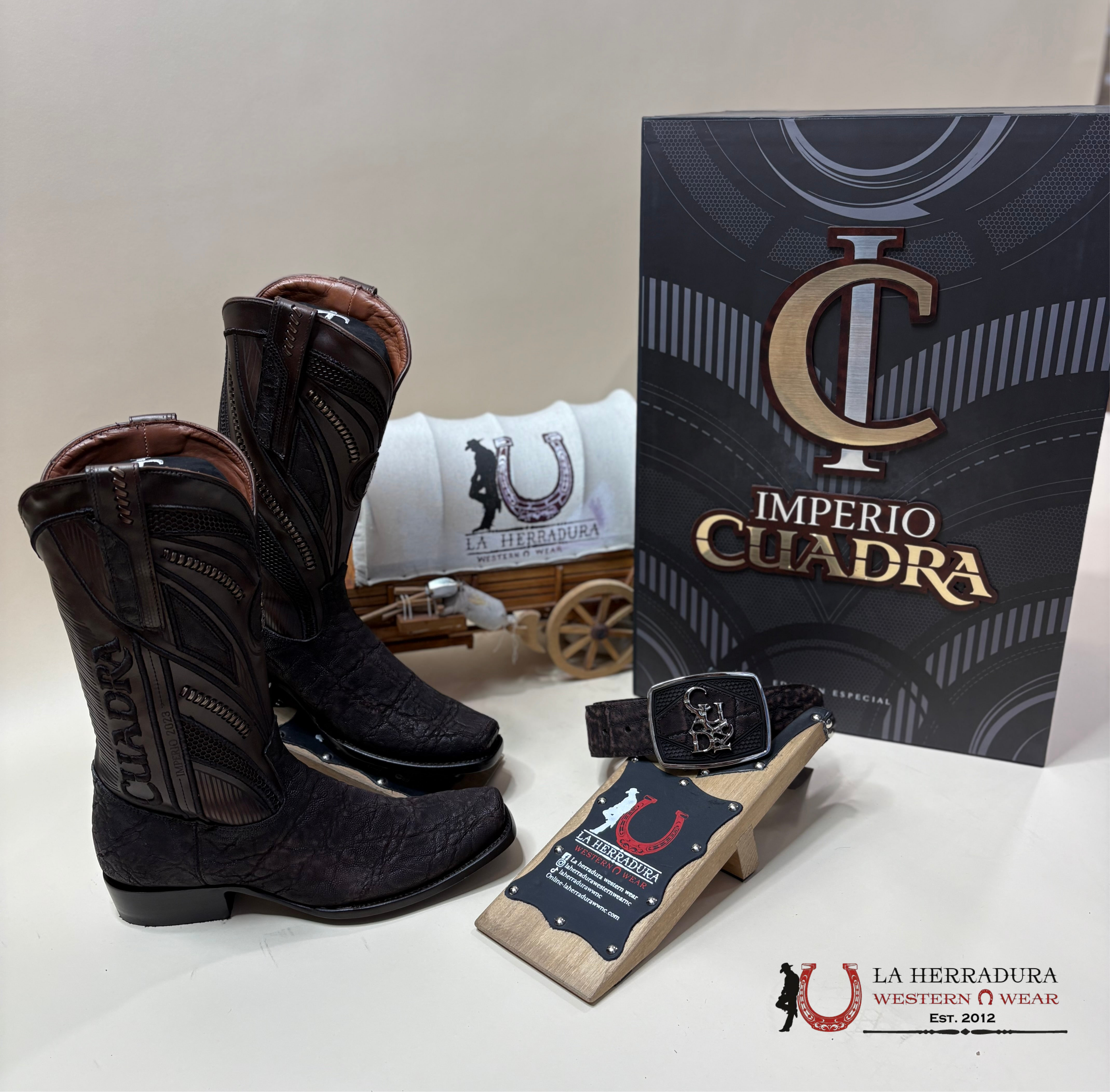 Cuadra Imperio Boots Elephant Limited Edition Brown Narrow Botas Hombres
