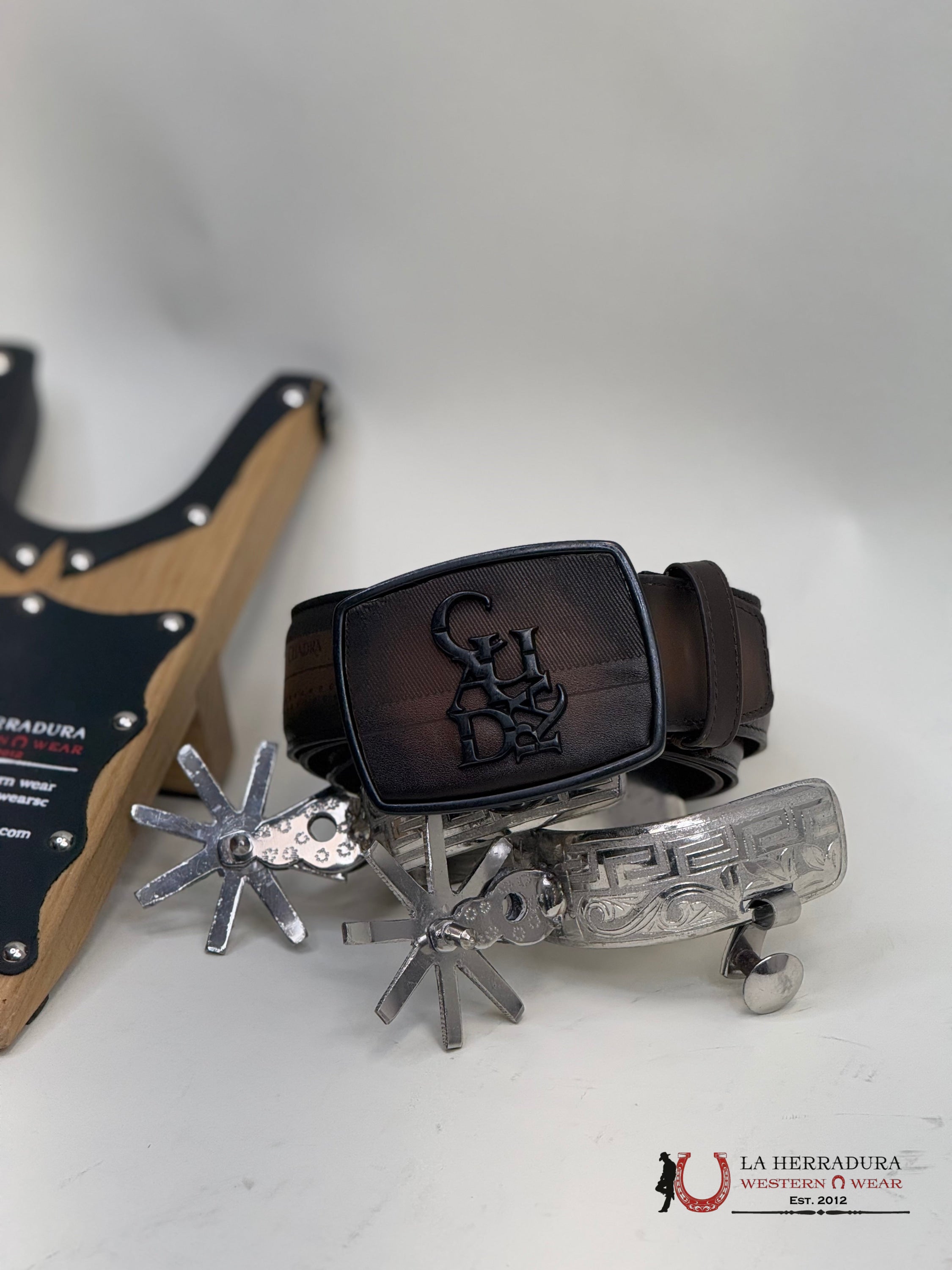 Cuadra Leather Sillero Over Castaño Belt Cinturones Hombres