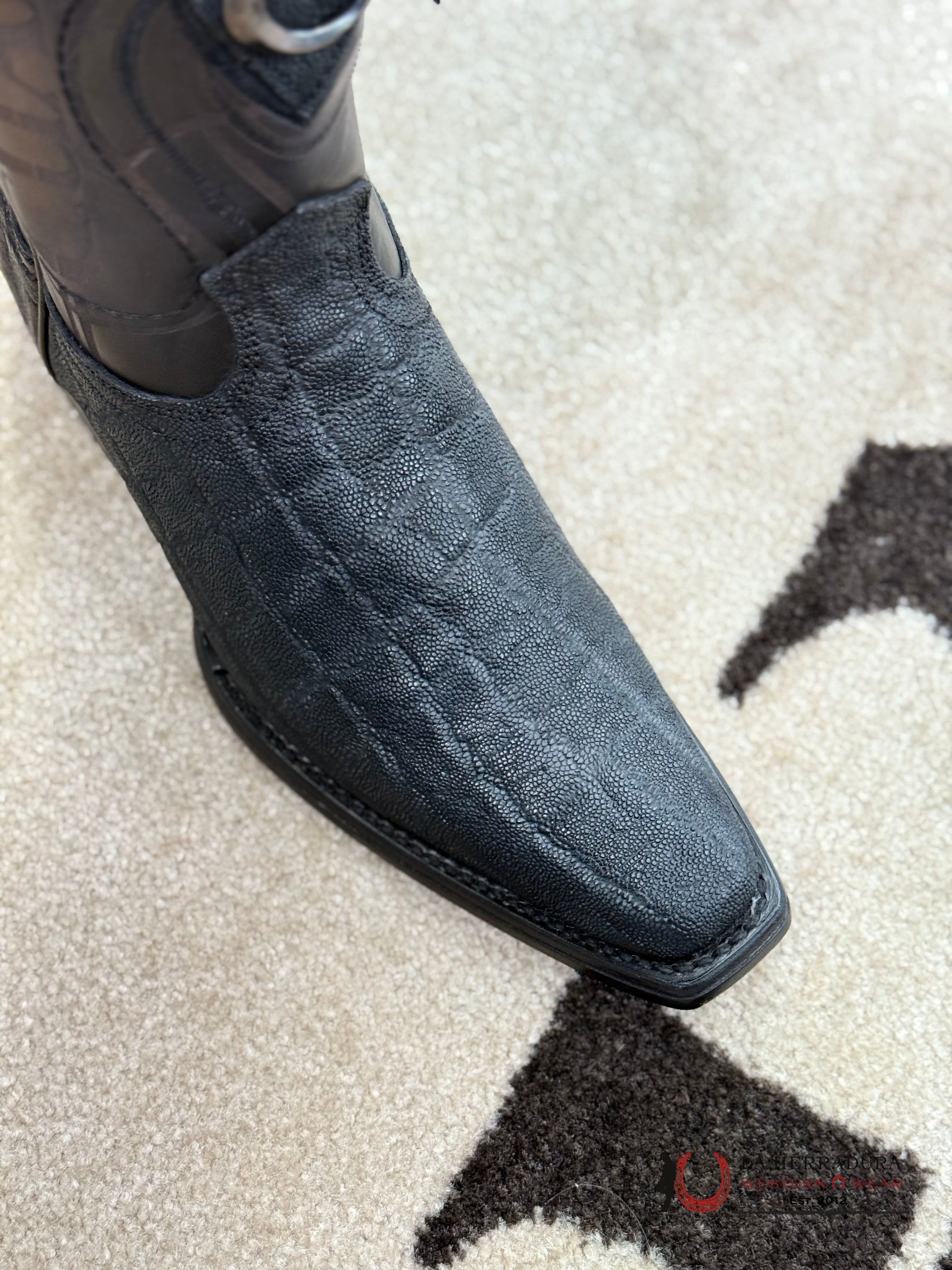 CUADRA MENS CU721 ELEFANTE NEGRO BLACK NARROW TOE BOTAS HOMBRES