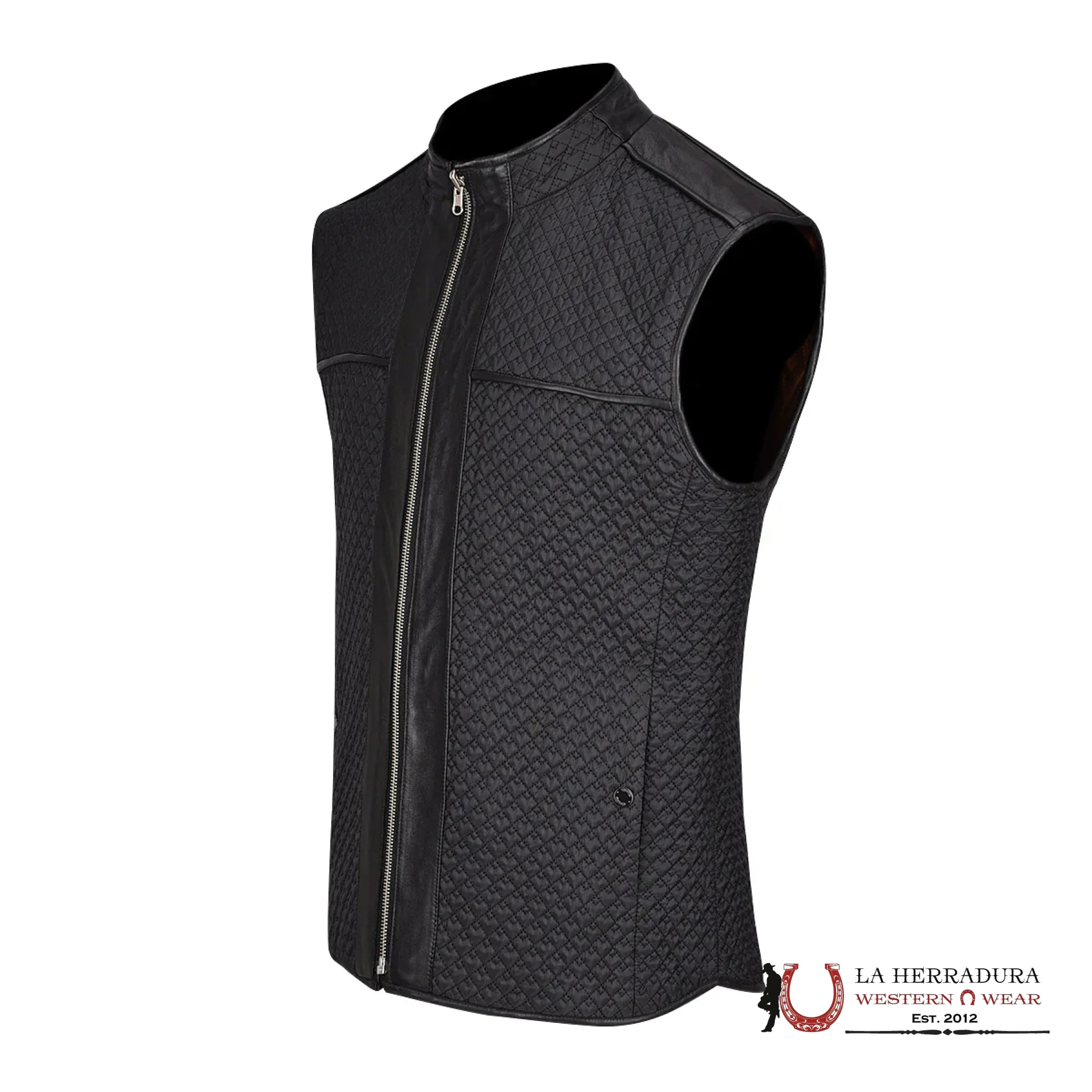 Cuadra Mens Doble View Brown Leather Vest Ropa Hombres