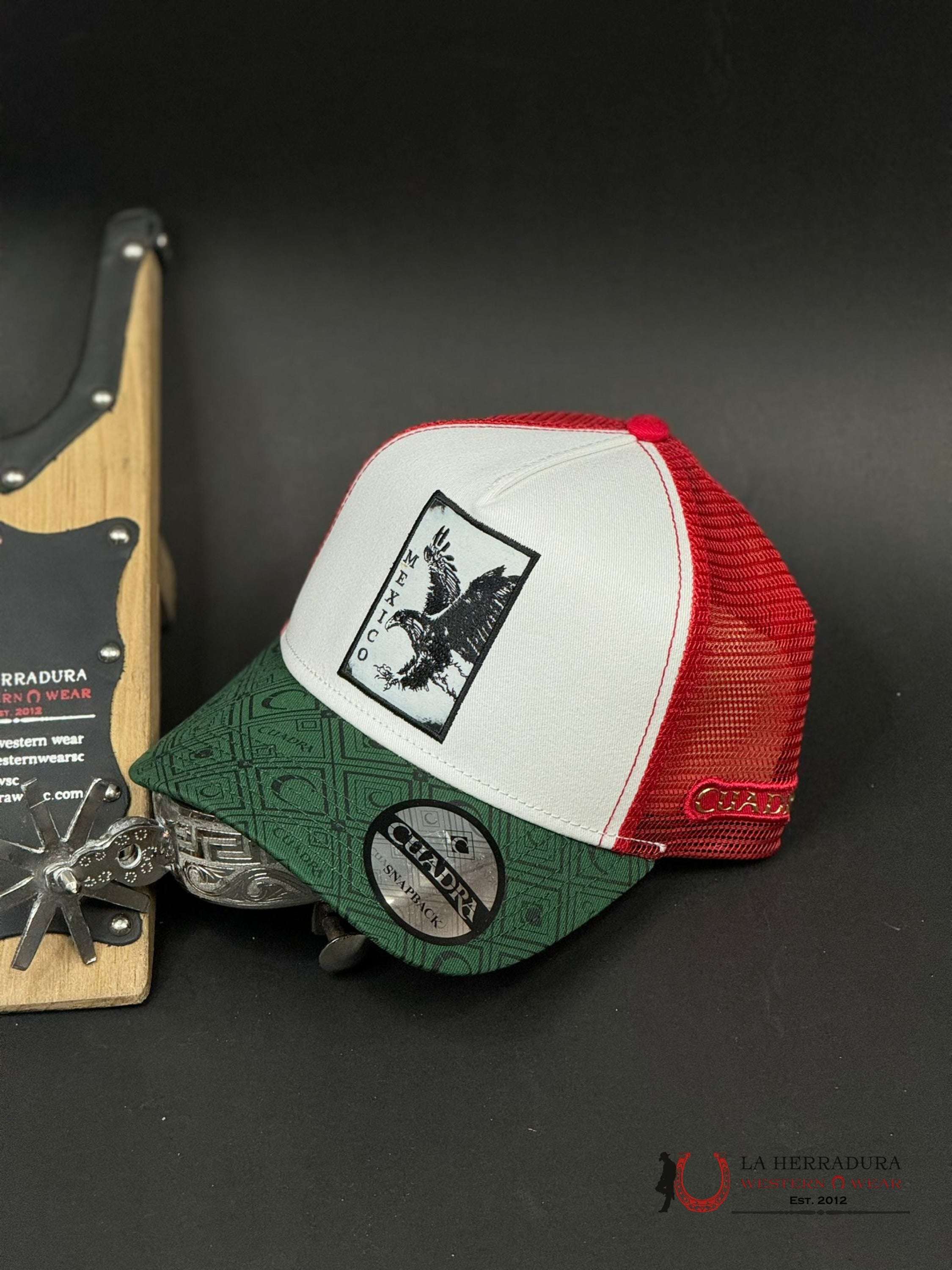 Cuadra Mexico Color Eagle Cap Caps Mens Gorras Hombres