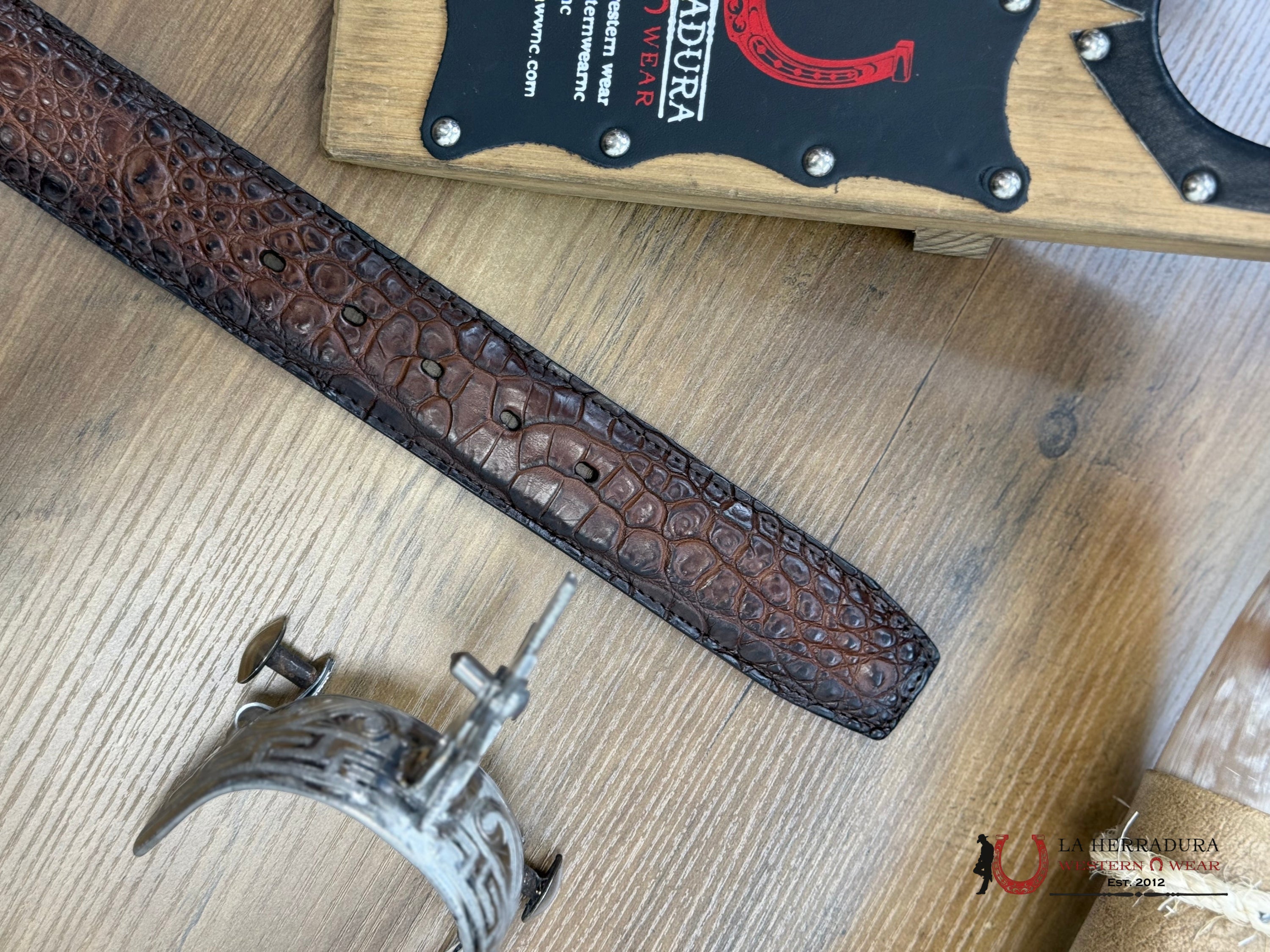 Cuadra Moreleti Lomo Belly Complete Honey Belt Cinturones Hombres