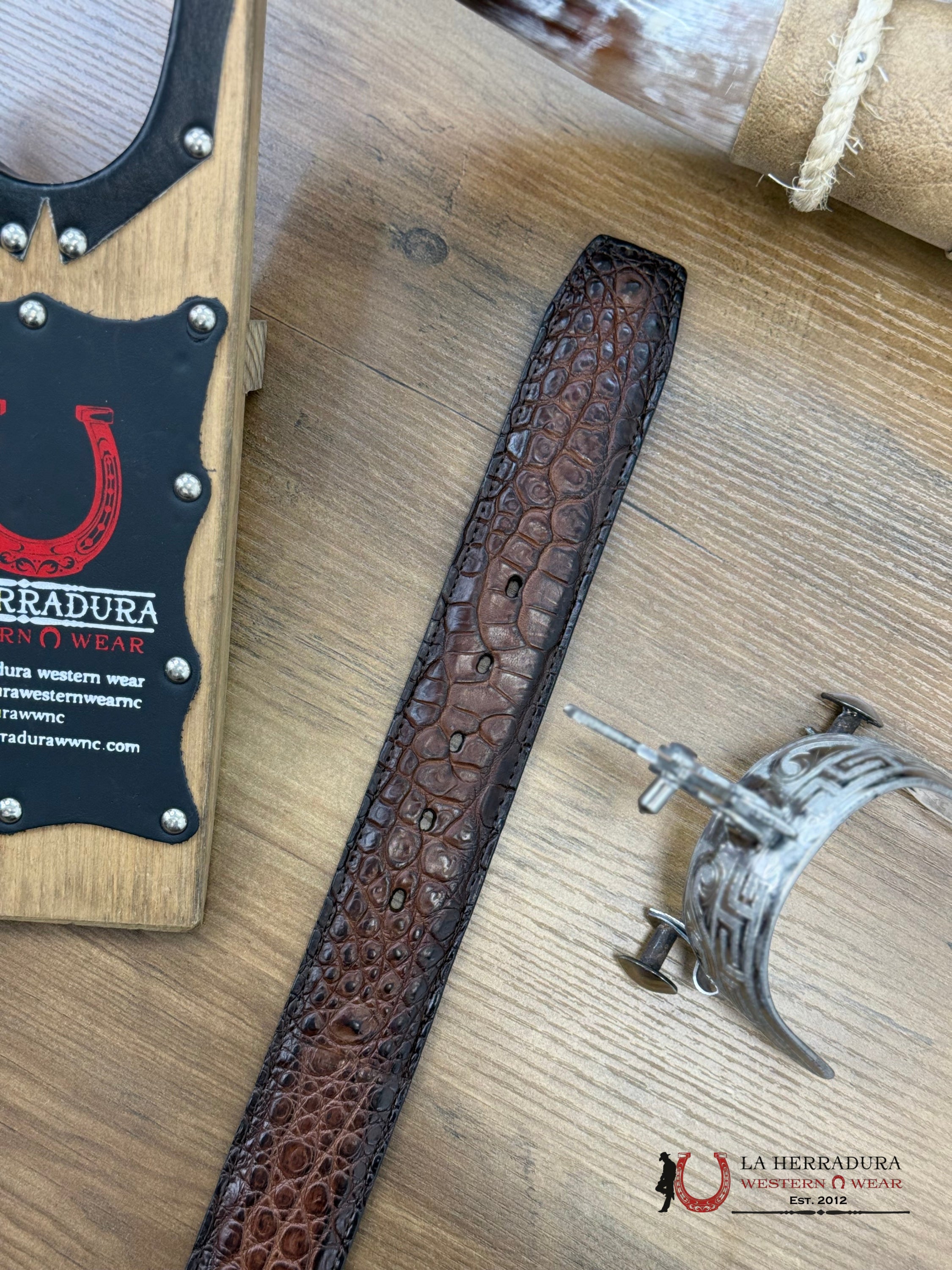 Cuadra Moreleti Lomo Belly Complete Honey Belt Cinturones Hombres