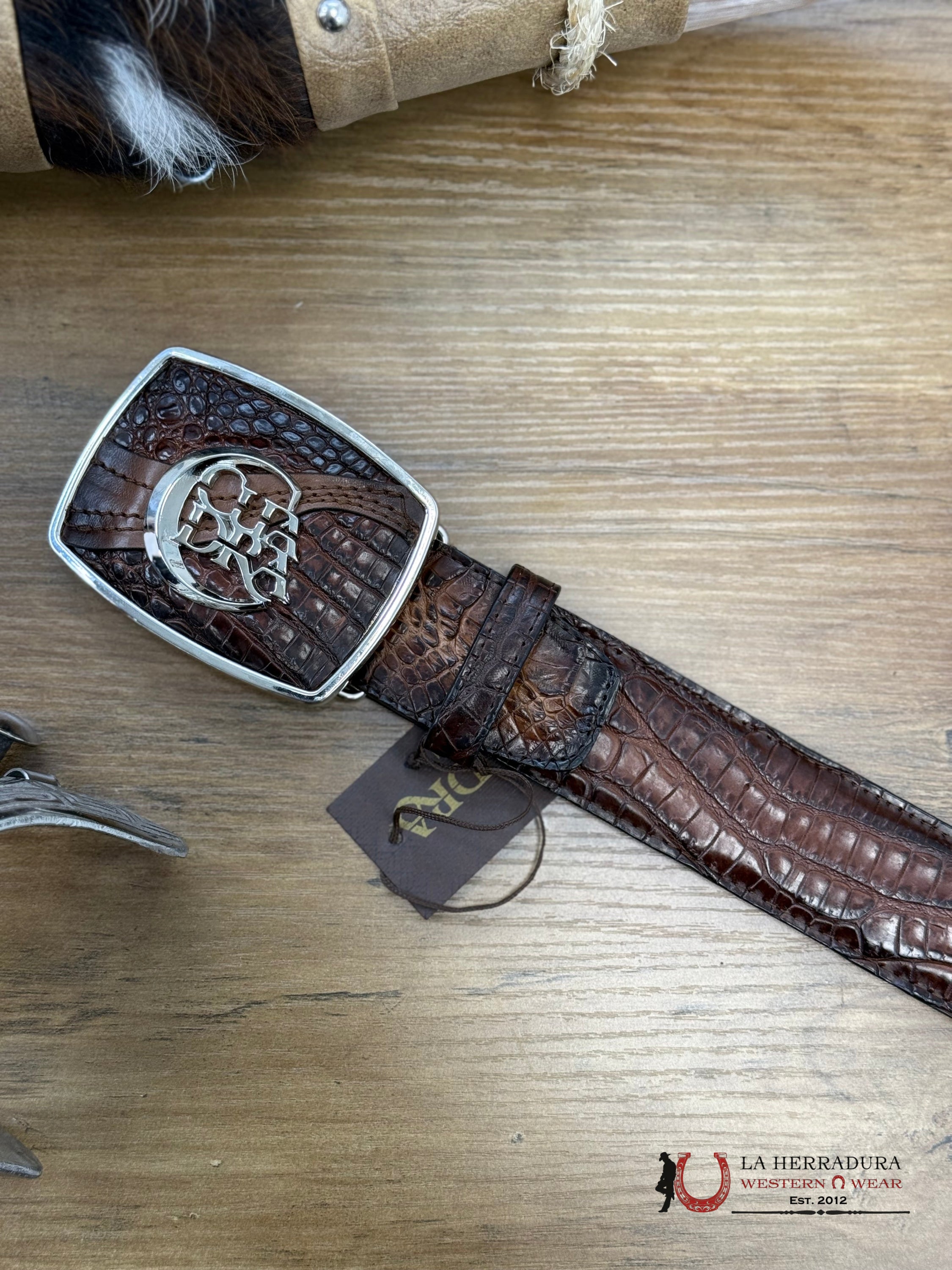 Cuadra Moreleti Lomo Belly Complete Honey Belt Cinturones Hombres