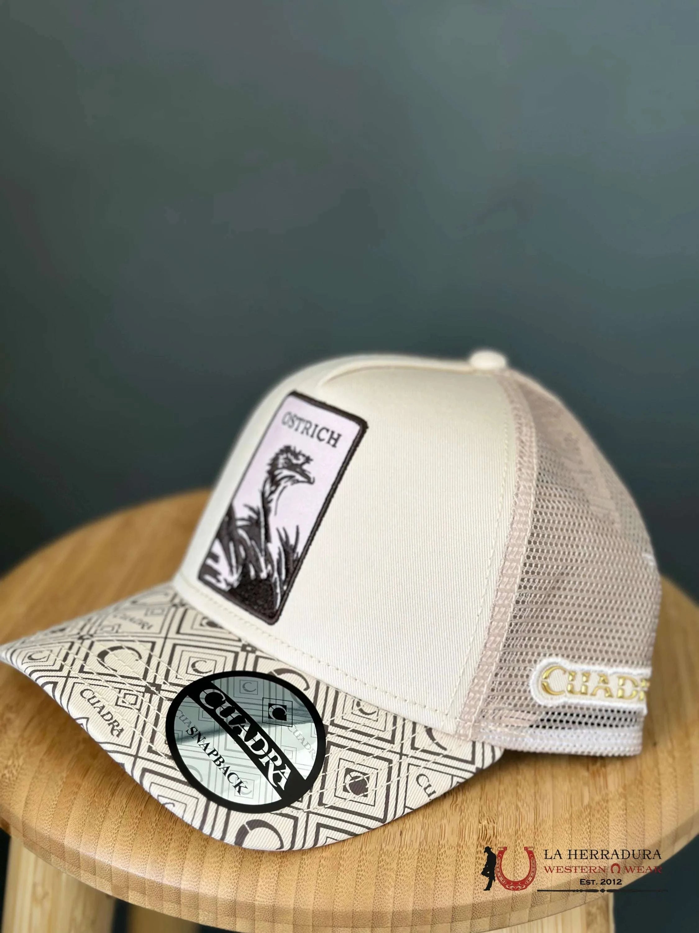 Cuadra Ostrich Beige Cap Caps Mens Gorras Hombres