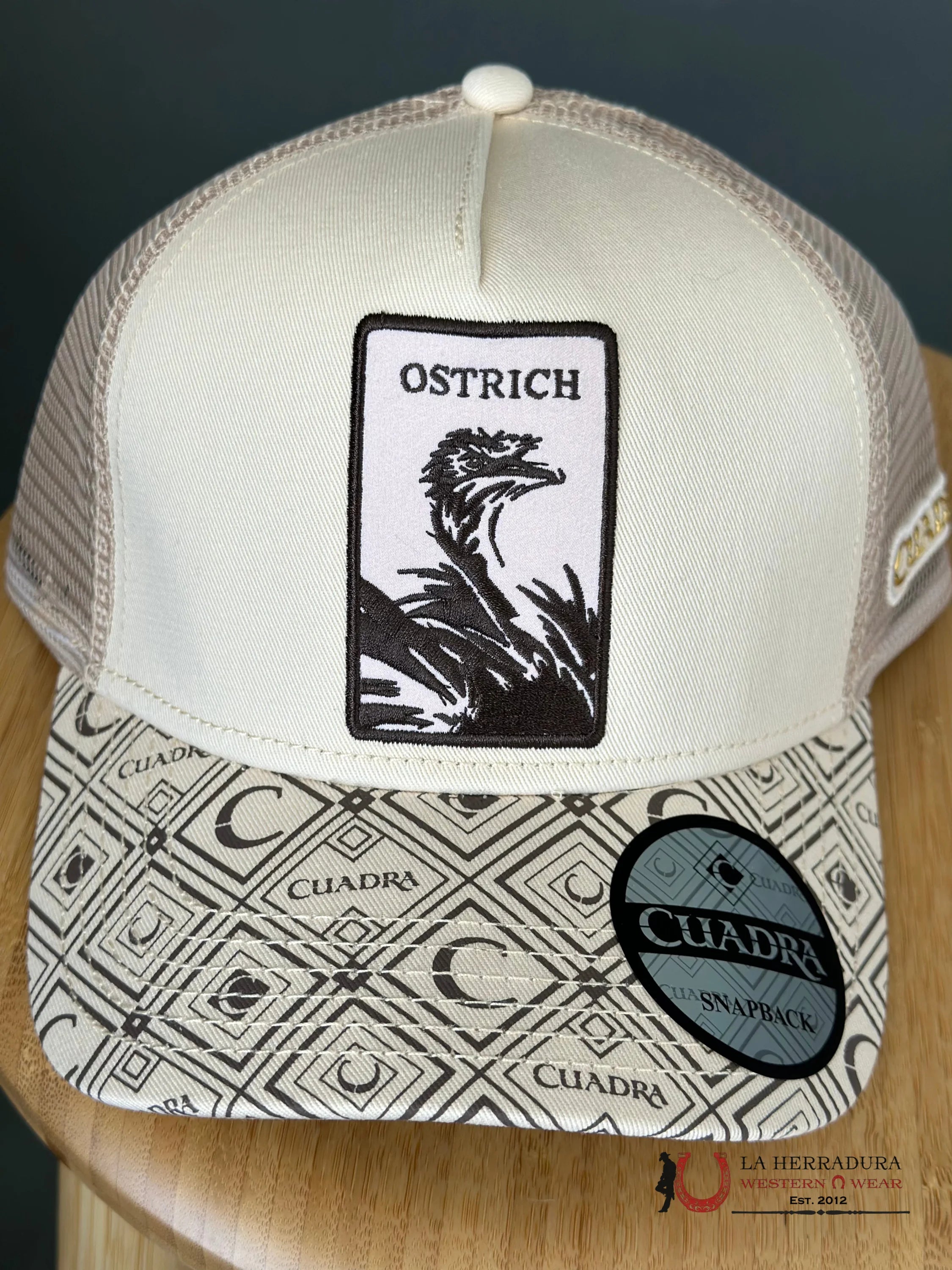 Cuadra Ostrich Beige Cap Caps Mens Gorras Hombres