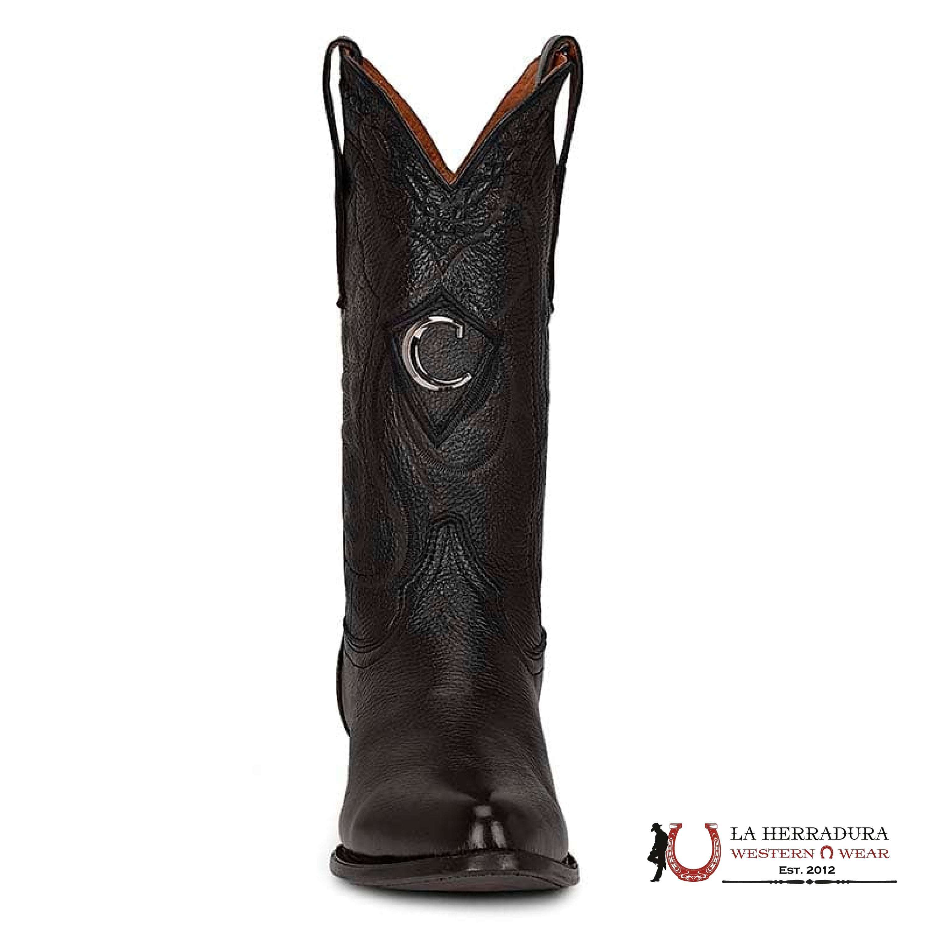 CUADRA OVAL VENADO NEGRO- CU682 BOTAS HOMBRES