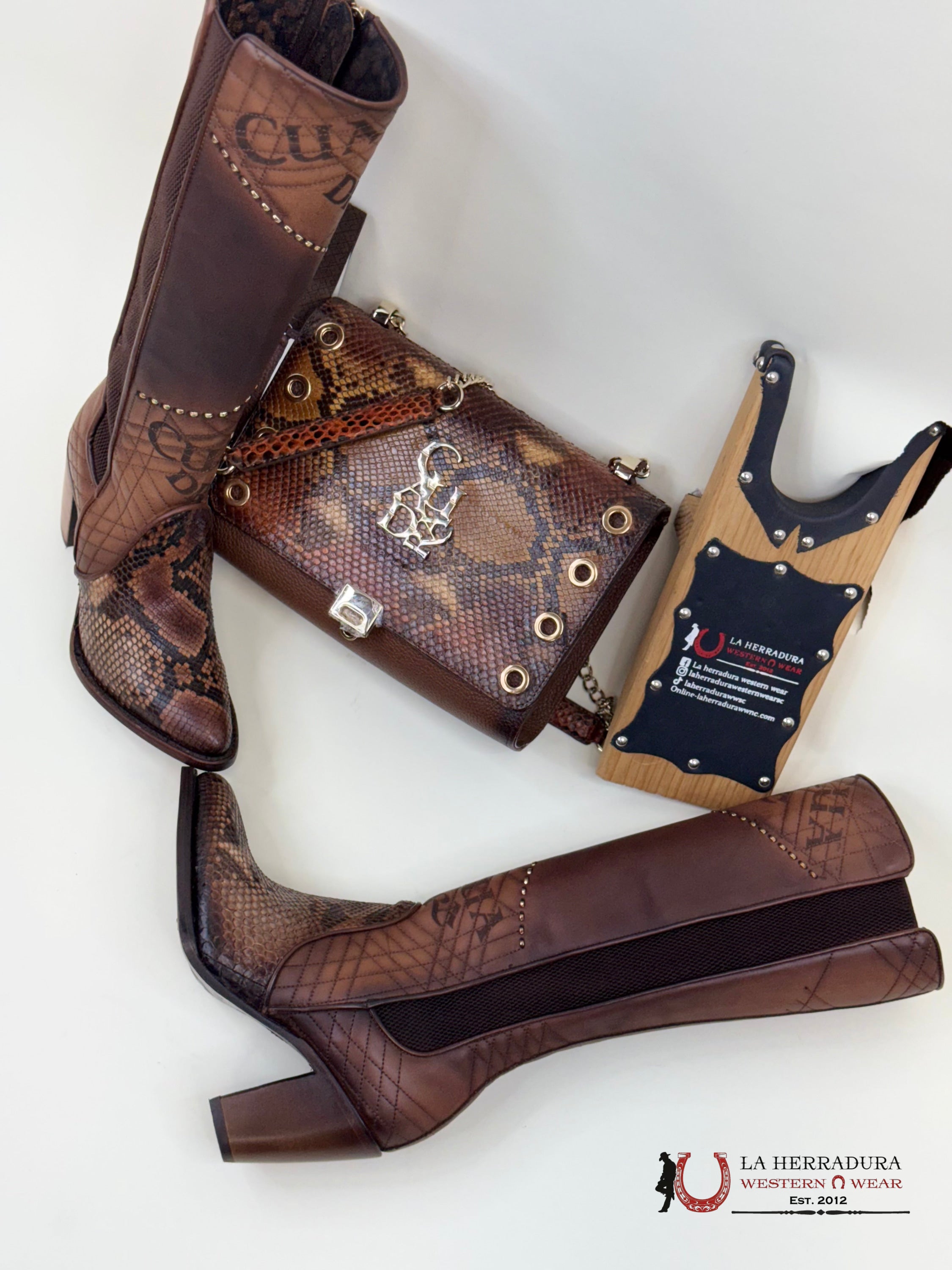 Cuadra Piton Belly Monaco Miel Cross Body Ropa Mujeres