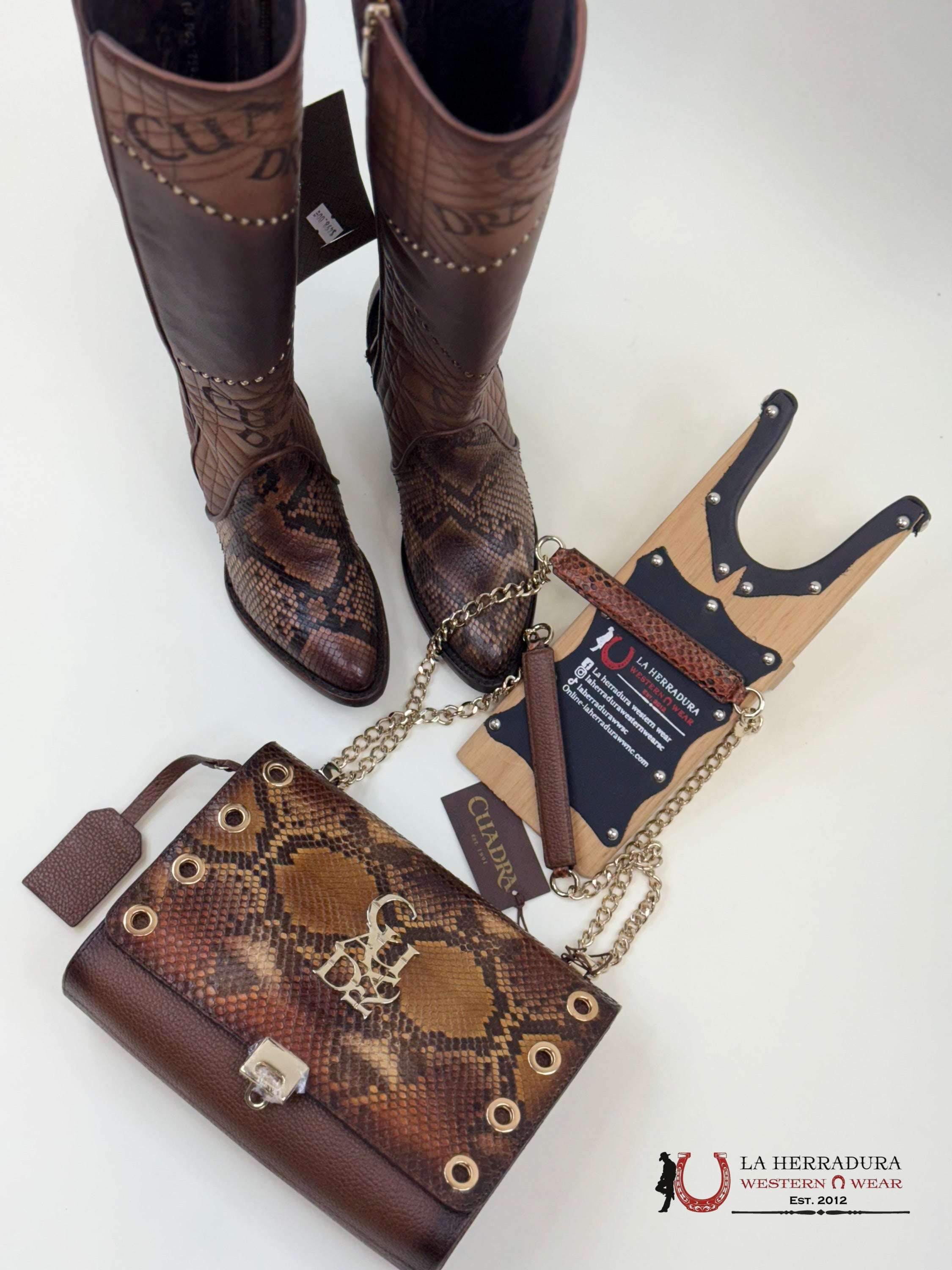 Cuadra Piton Belly Monaco Miel Cross Body Ropa Mujeres