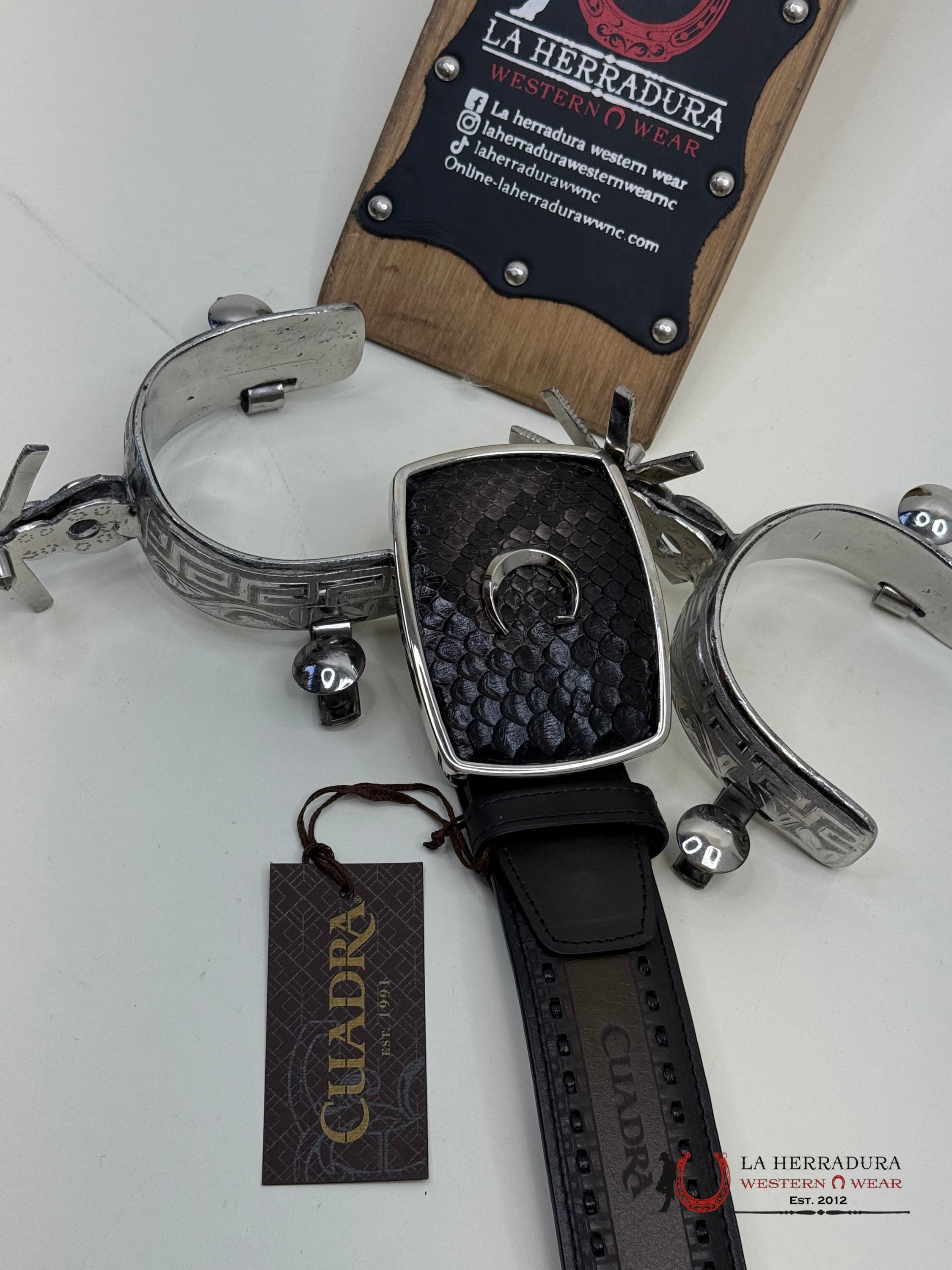 Cuadra Piton Belly Verona Belt Cinturones Hombres