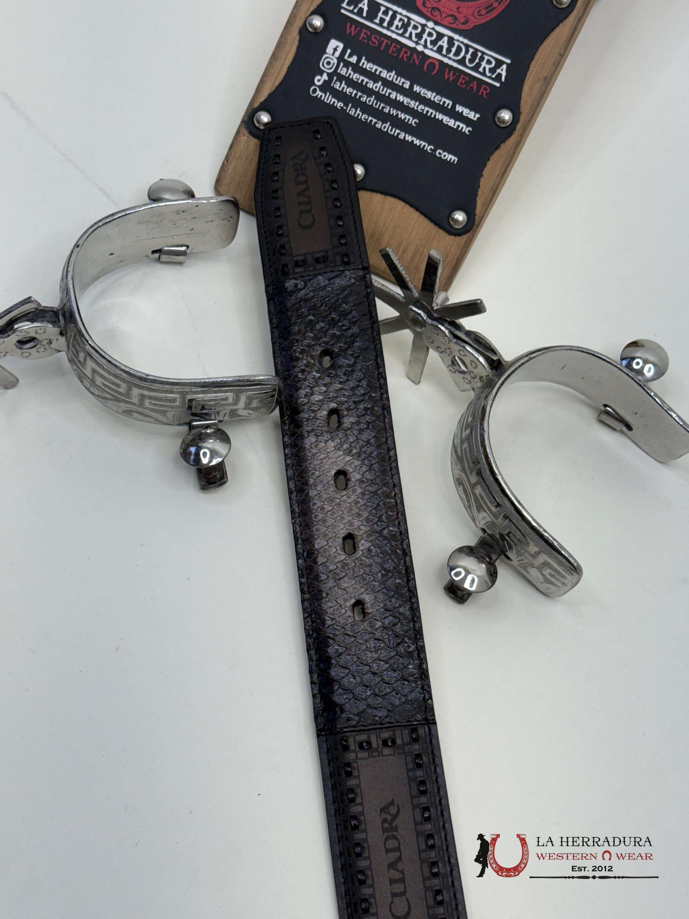 Cuadra Piton Belly Verona Belt Cinturones Hombres