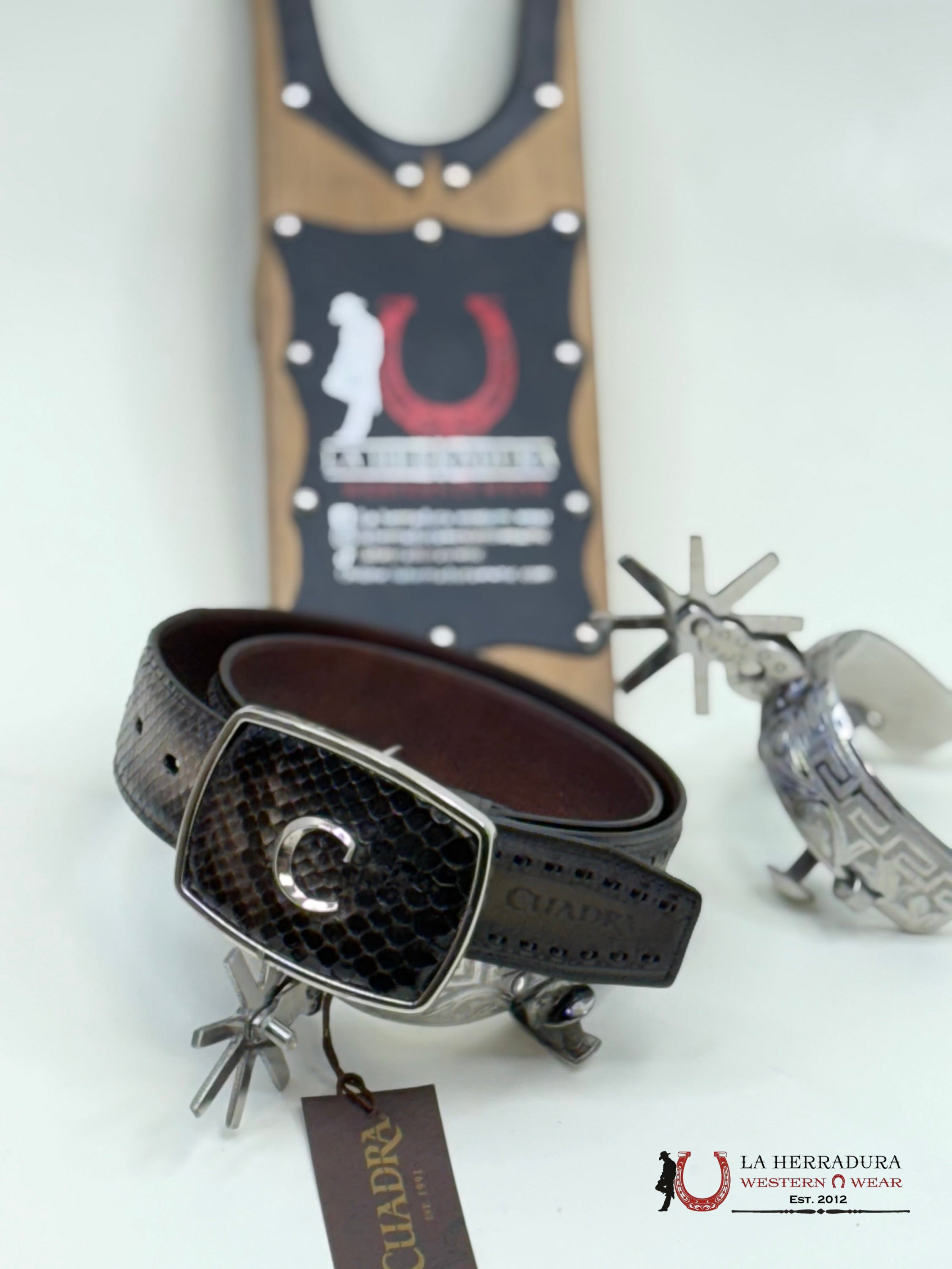 Cuadra Piton Belly Verona Belt Cinturones Hombres