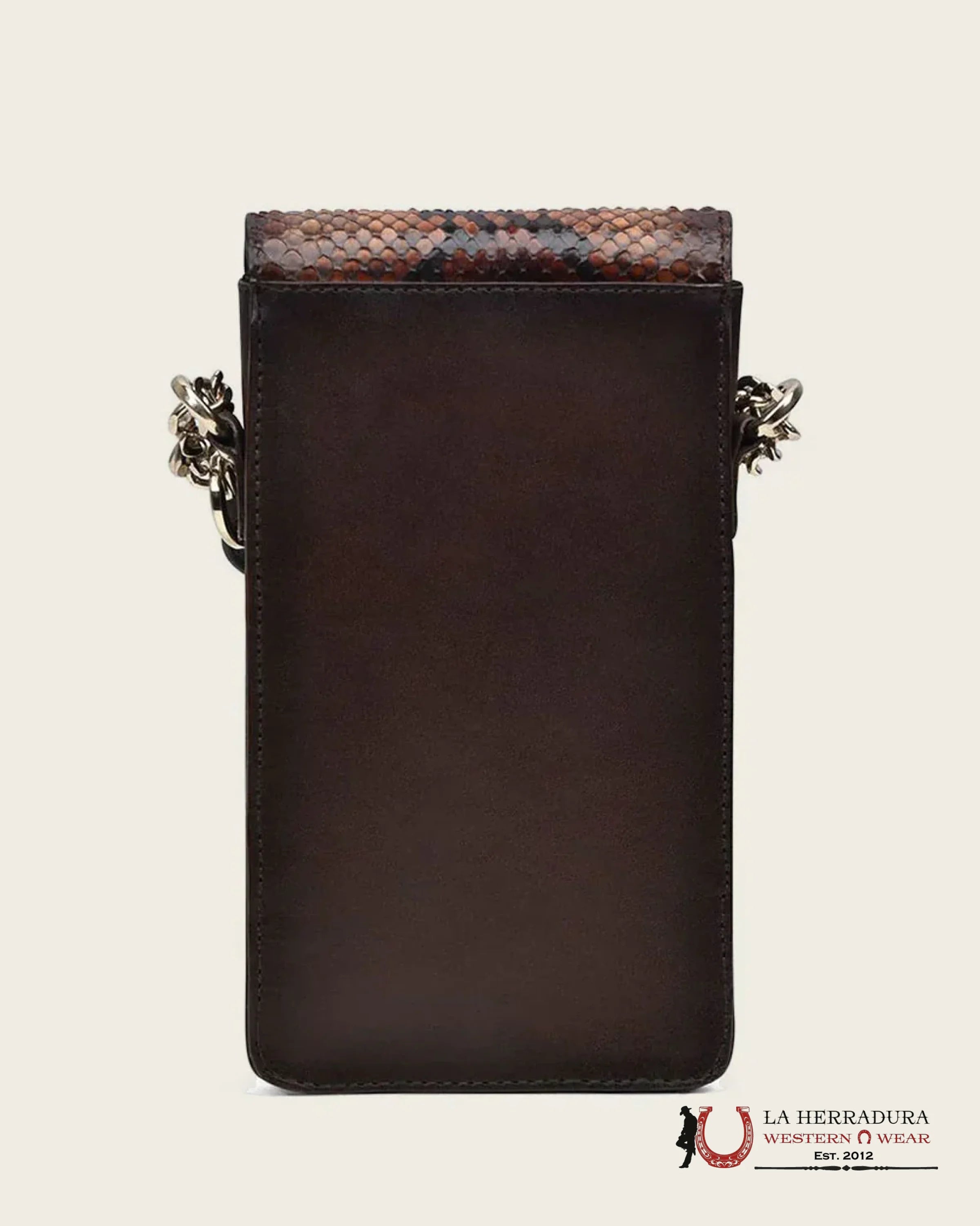 Cuadra Python Chestnut Glazed Verona Bag Ropa Mujeres