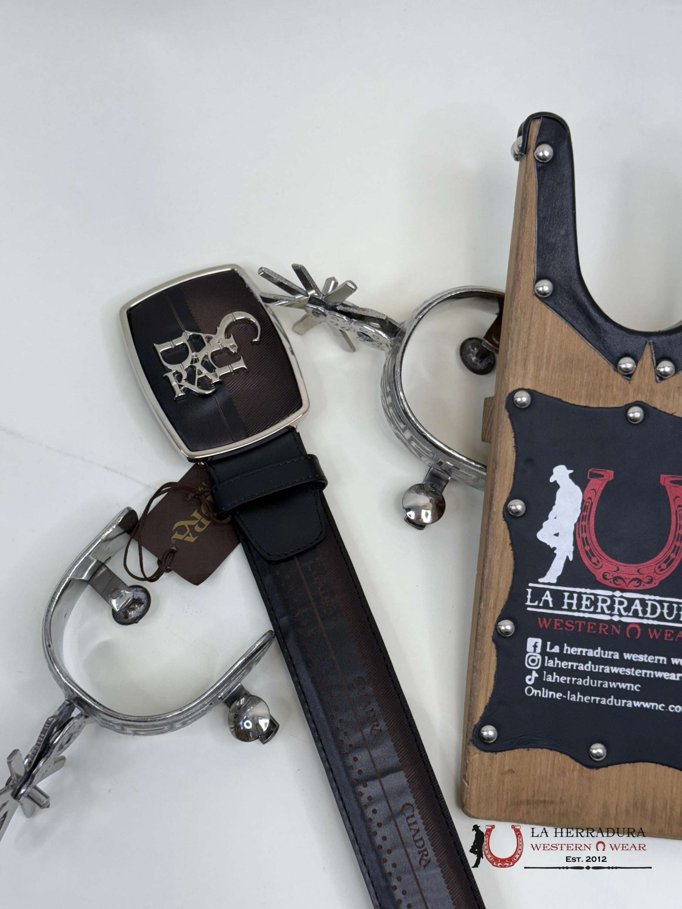 Cuadra Res Anna Gris Belt Cinturones Hombres