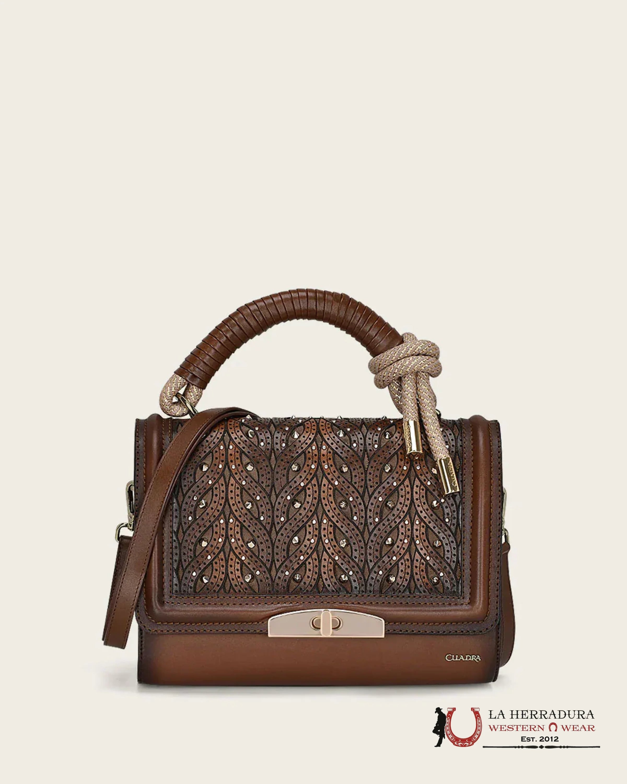 CUADRA Res Azteca Polonia Miel Hang Bag ROPA MUJERES