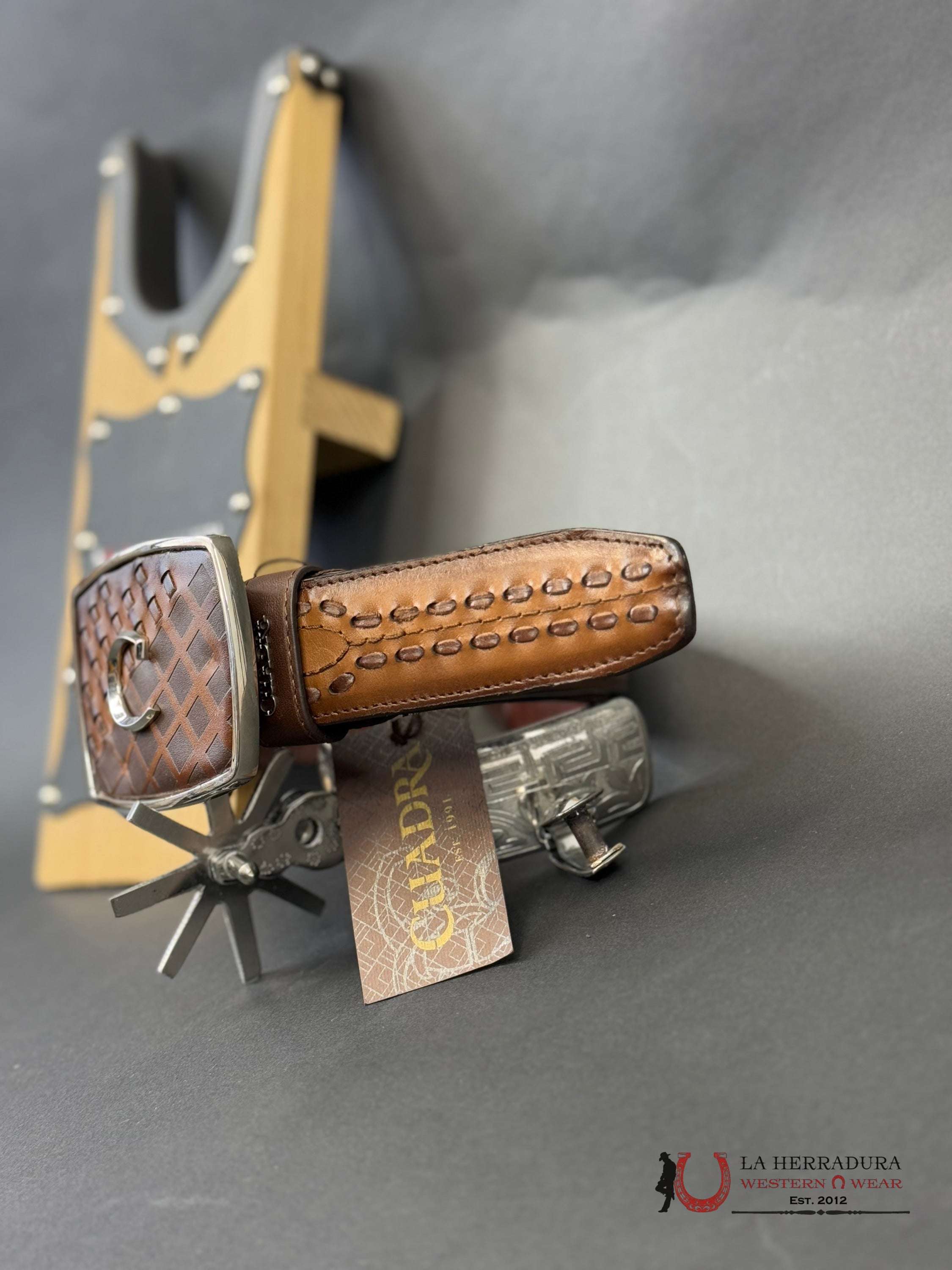Cuadra Res Crust Maple Cinturones Hombres