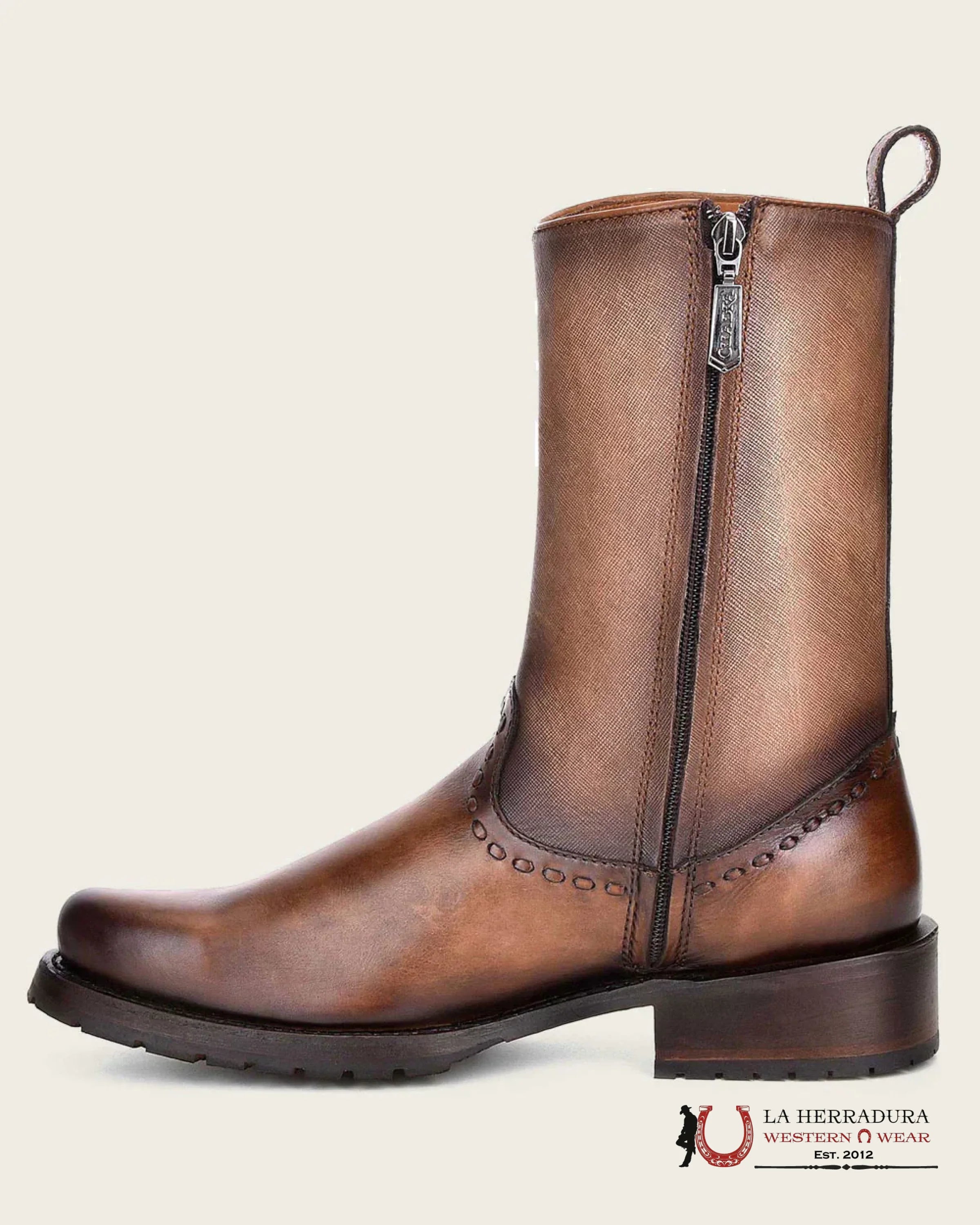 CUADRA SHORT BOOT DE RES CRUST FINE DESSERT ROUND TOE- CU499 BOTAS HOMBRES