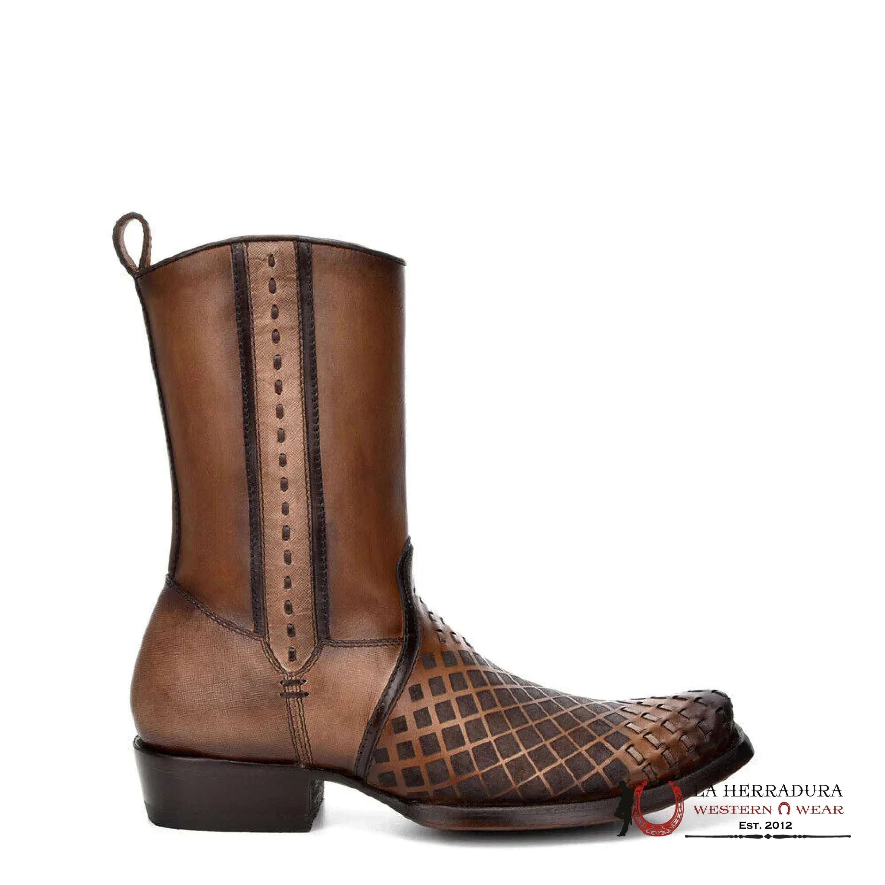 CUADRA SHORT BOOT DE RES SILLERO OVER MAPLE NARROW SQUARE TOE BOTAS HOMBRES