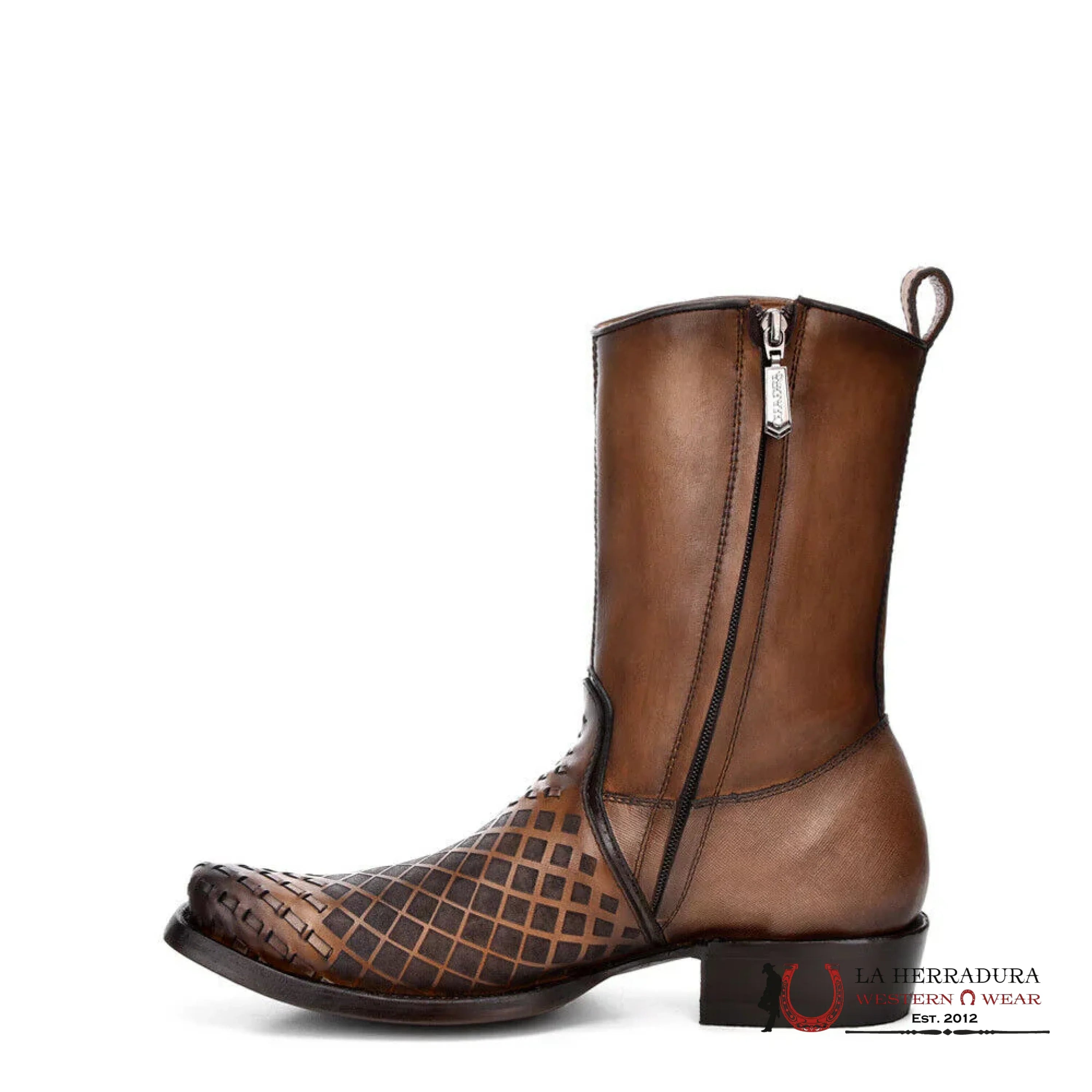 CUADRA SHORT BOOT DE RES SILLERO OVER MAPLE NARROW SQUARE TOE BOTAS HOMBRES