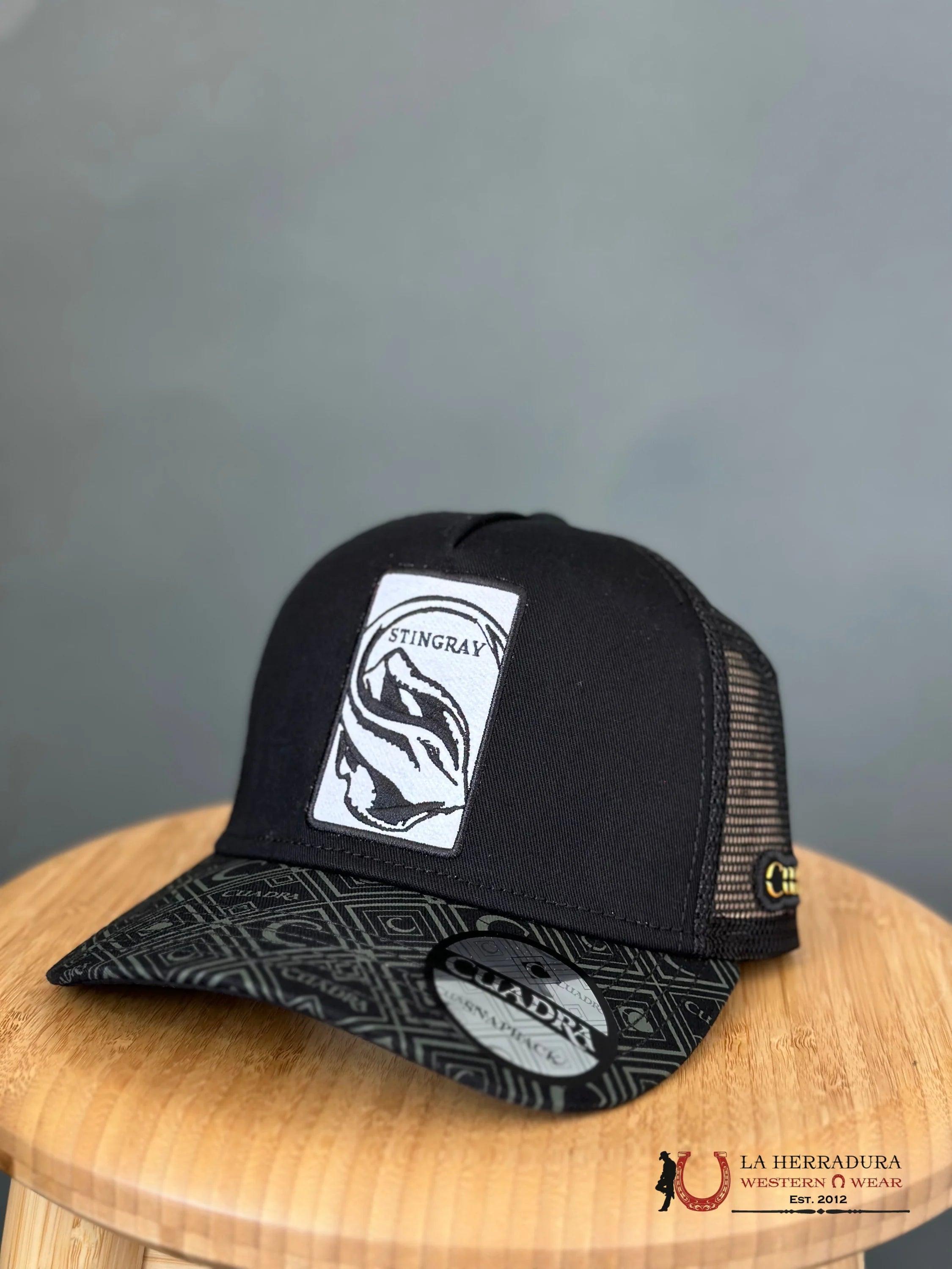 Cuadra Stingray Black Cap Caps Mens Gorras Hombres